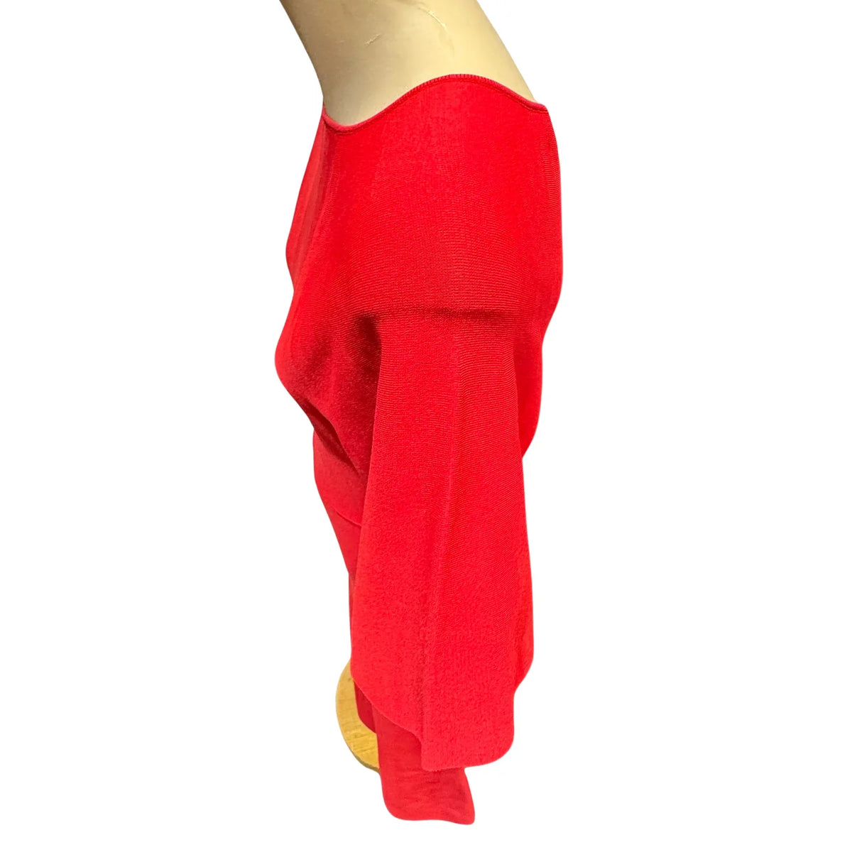 Valentino Flutter Sleeve Maxi Dress Red - Lost Designer