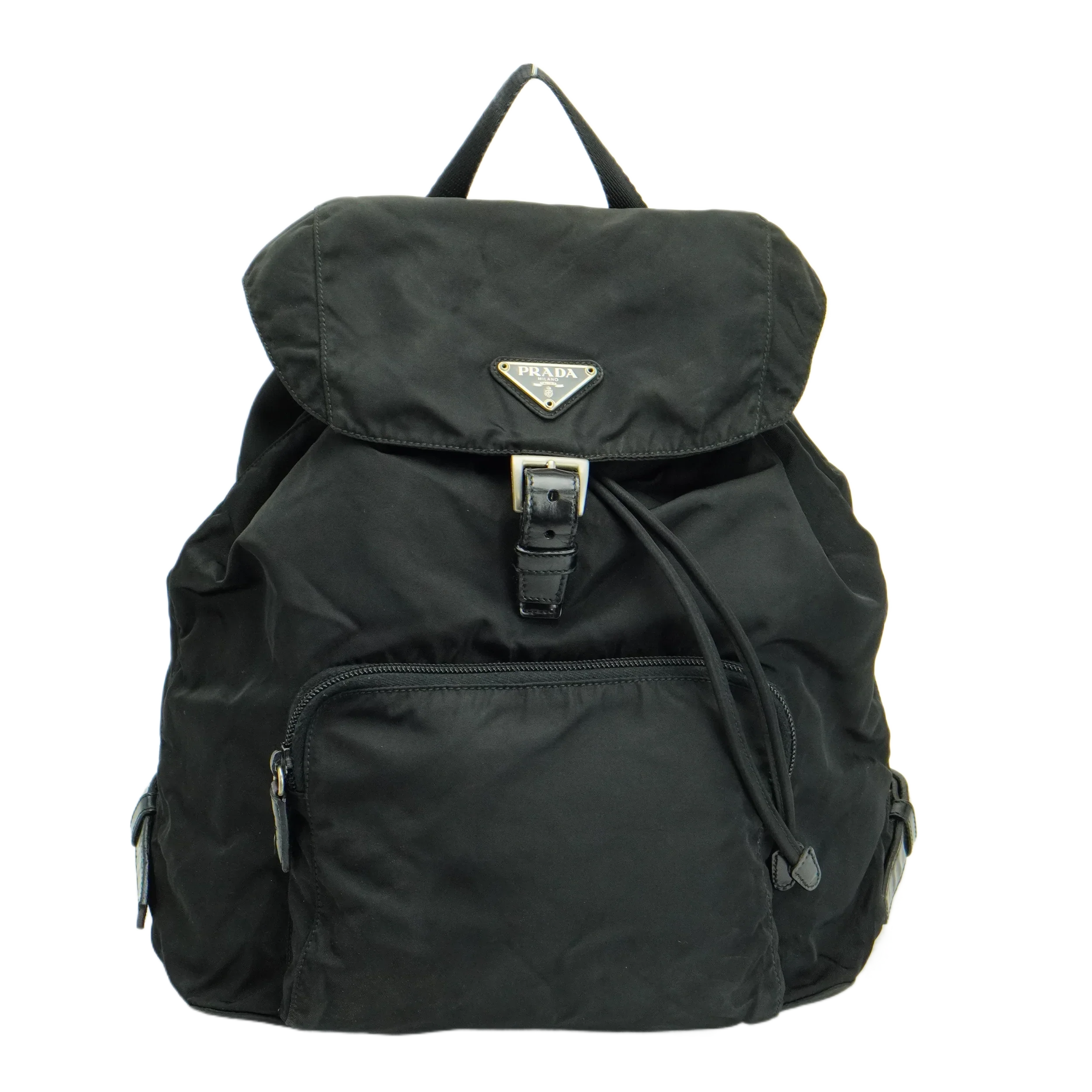 Prada Nylon Black Backpack Rucksack - Lost Designer