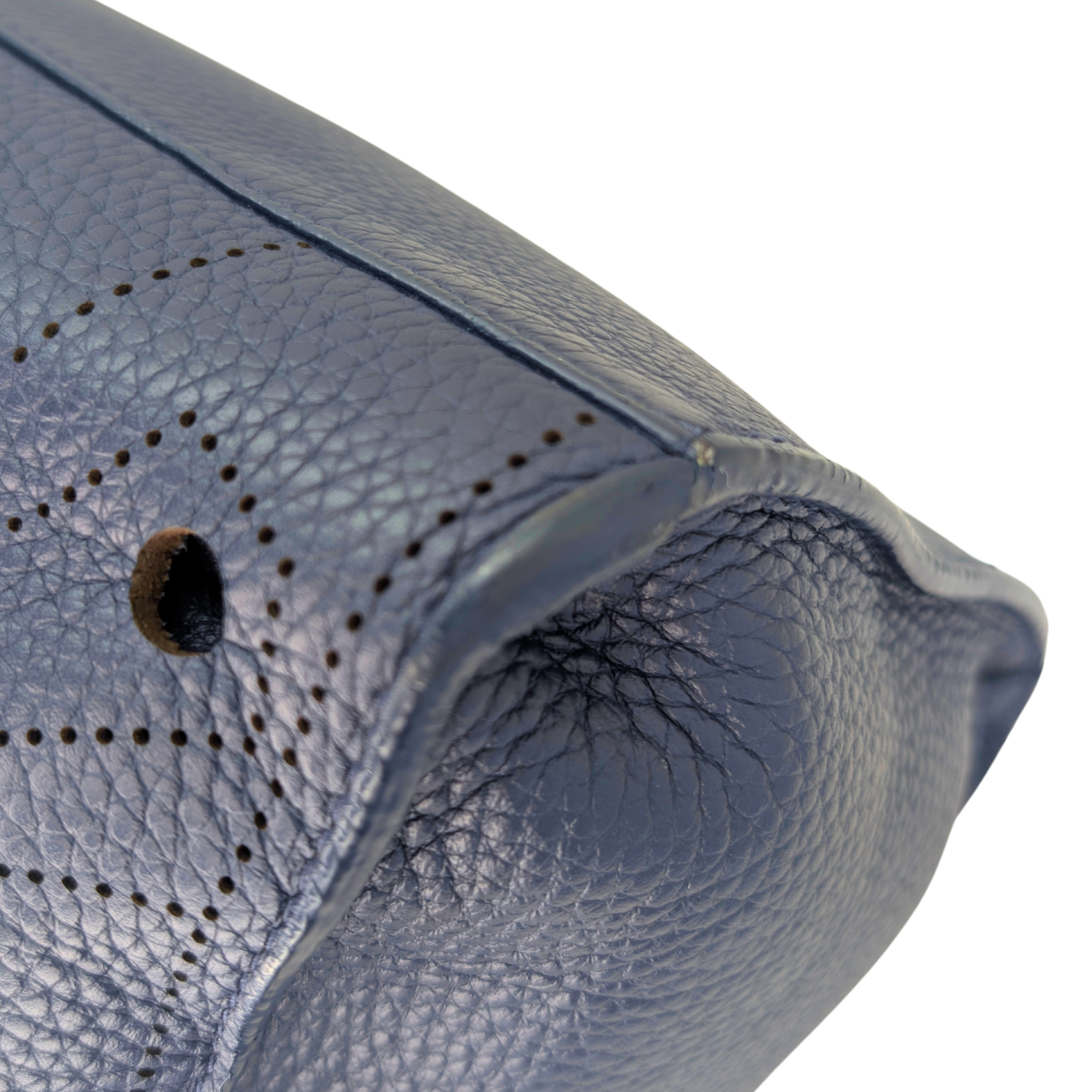 Balenciaga City Blackout Stud-Free Bag Navy