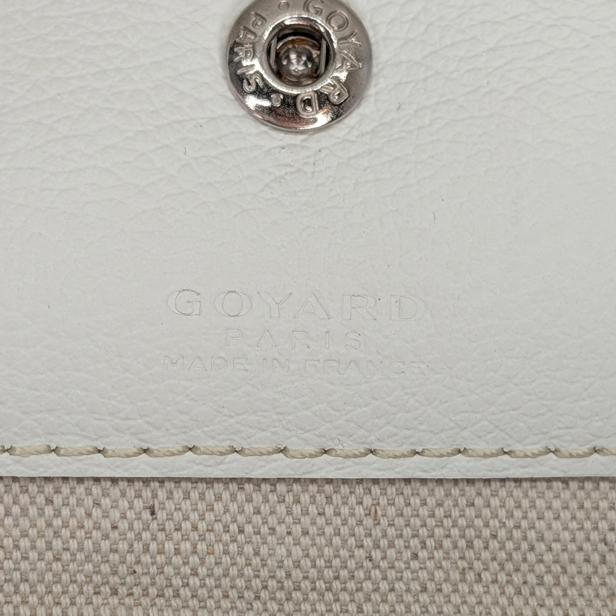 Goyard Bohème Hobo bag White