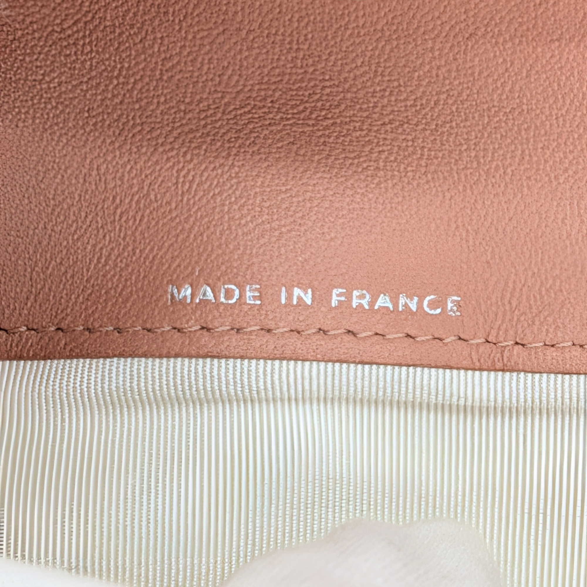 Chanel CC Flap Long Wallet Peach