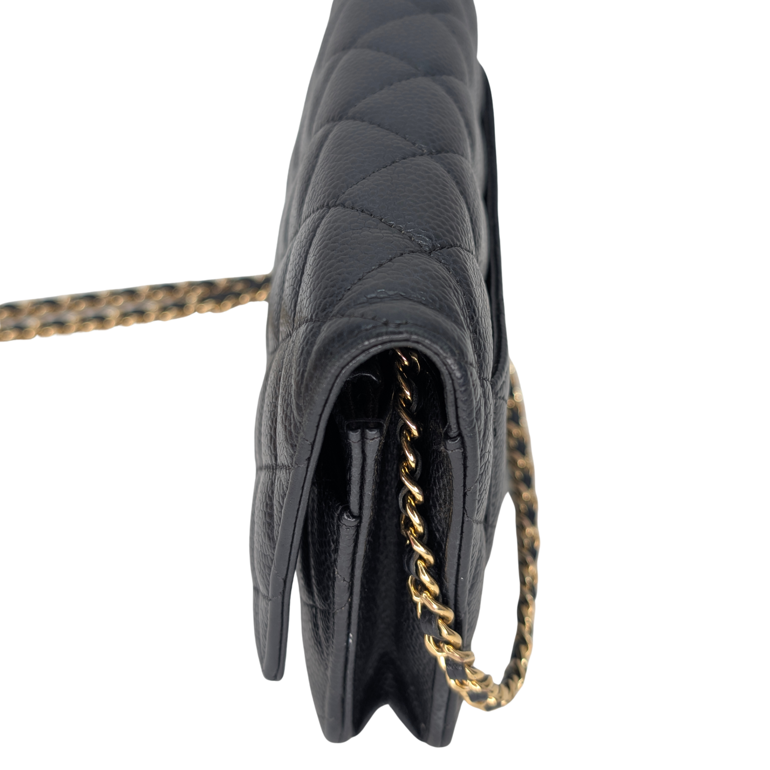 Chanel WOC Wallet on Chain Caviar Black GHW