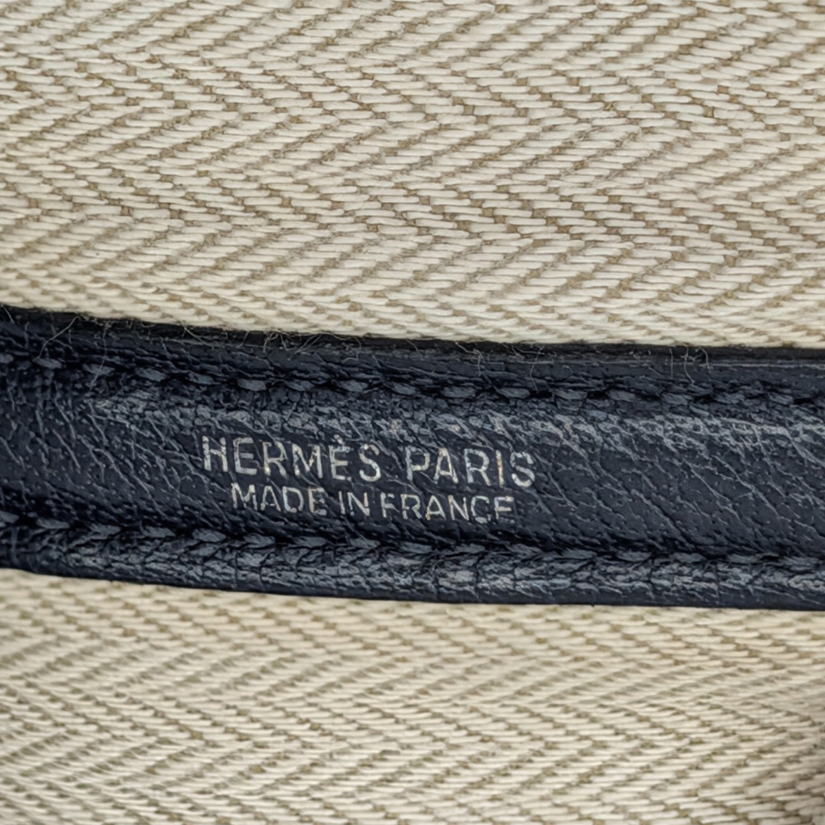 Hermes Garden Party 36 Negonda Square L Stamp Dark Navy