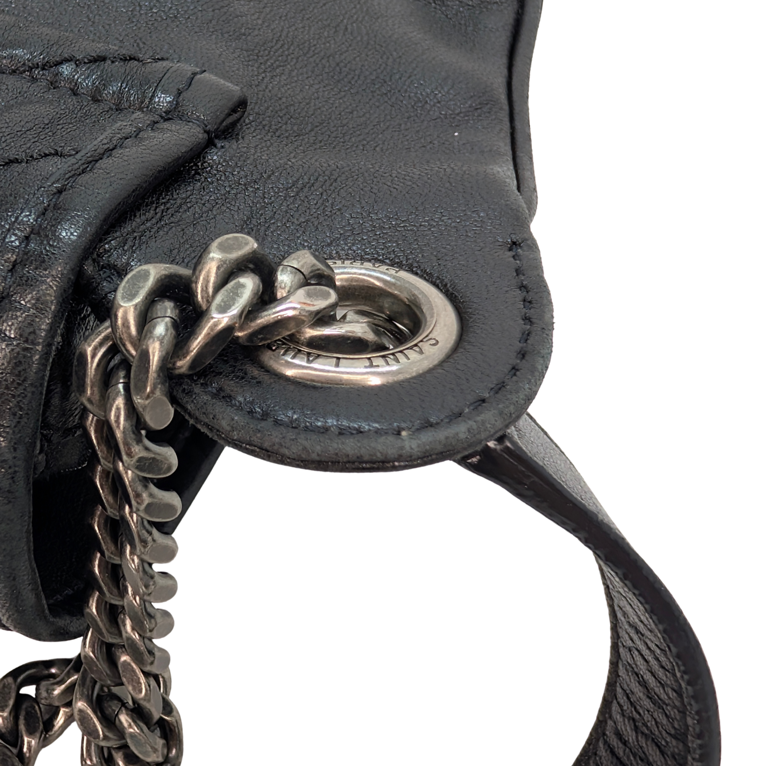 Saint Laurent Niki Stardust studded Bag Black
