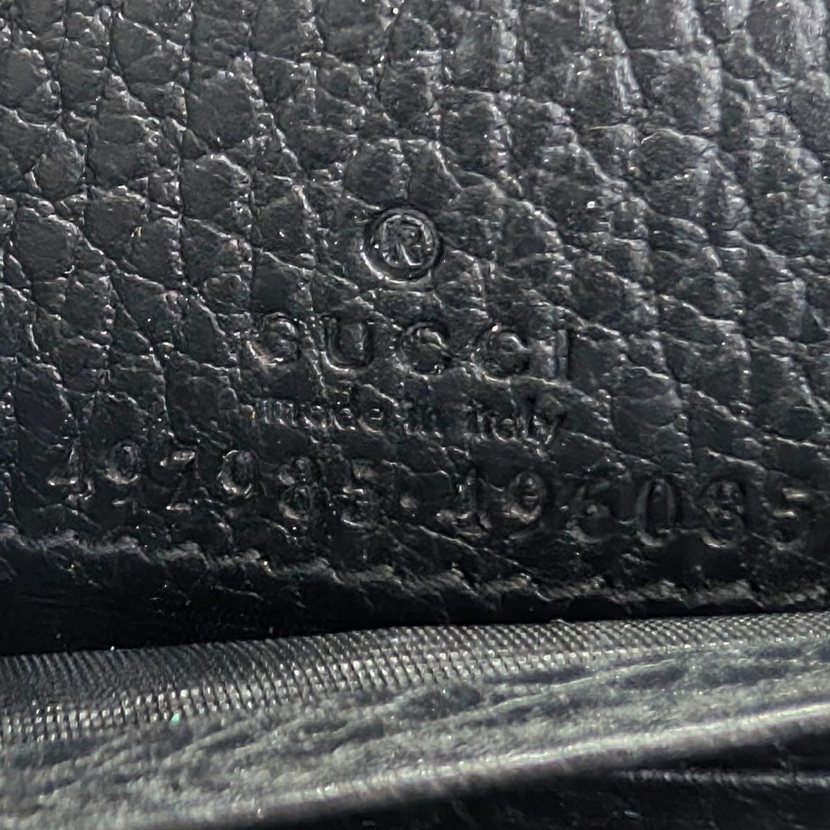 Gucci GG Marmont wallet on Chain Black