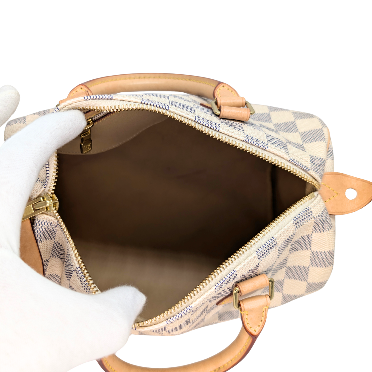 Louis Vuitton Speedy 25 Damier Azur Bag