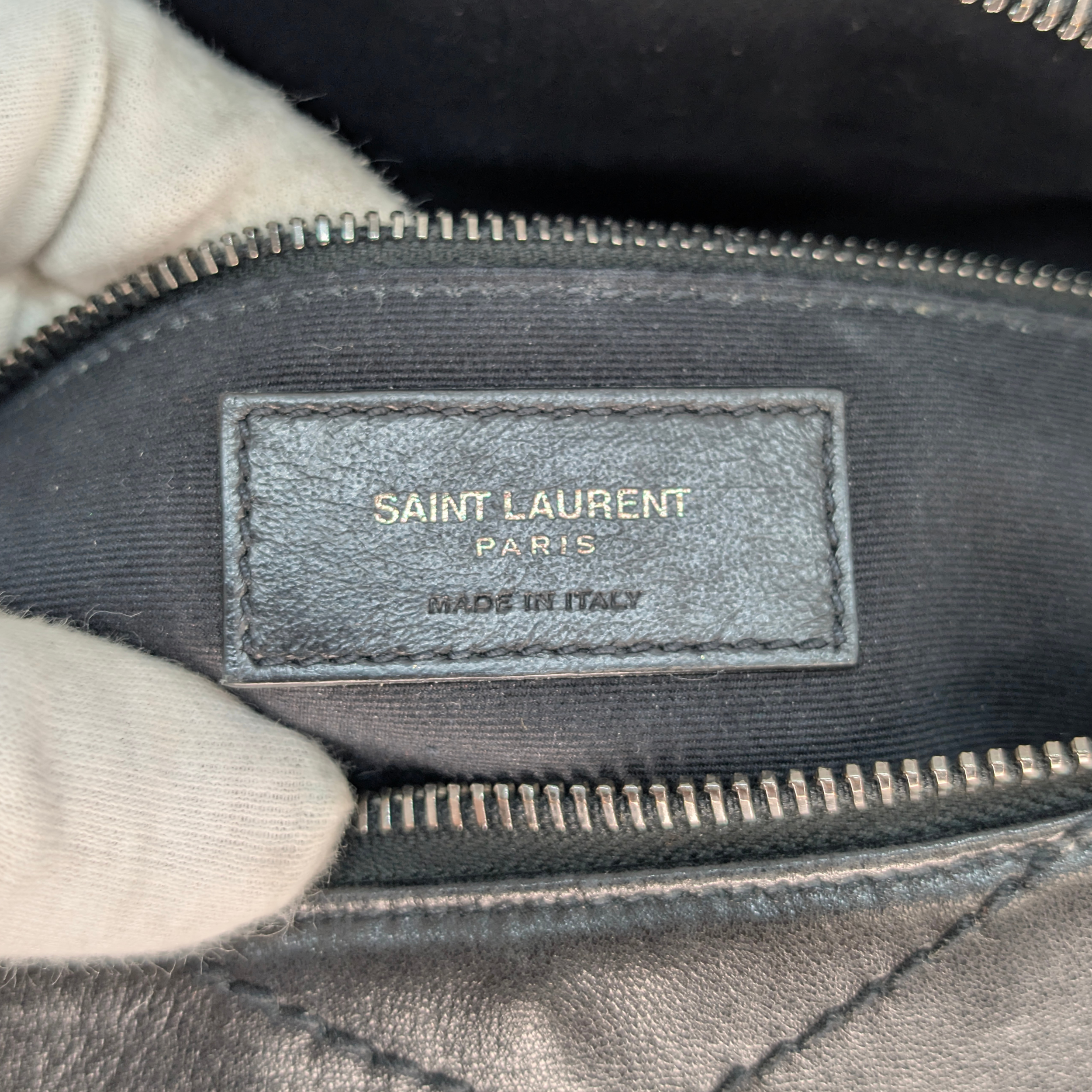 Saint Laurent Niki Stardust studded Bag Black