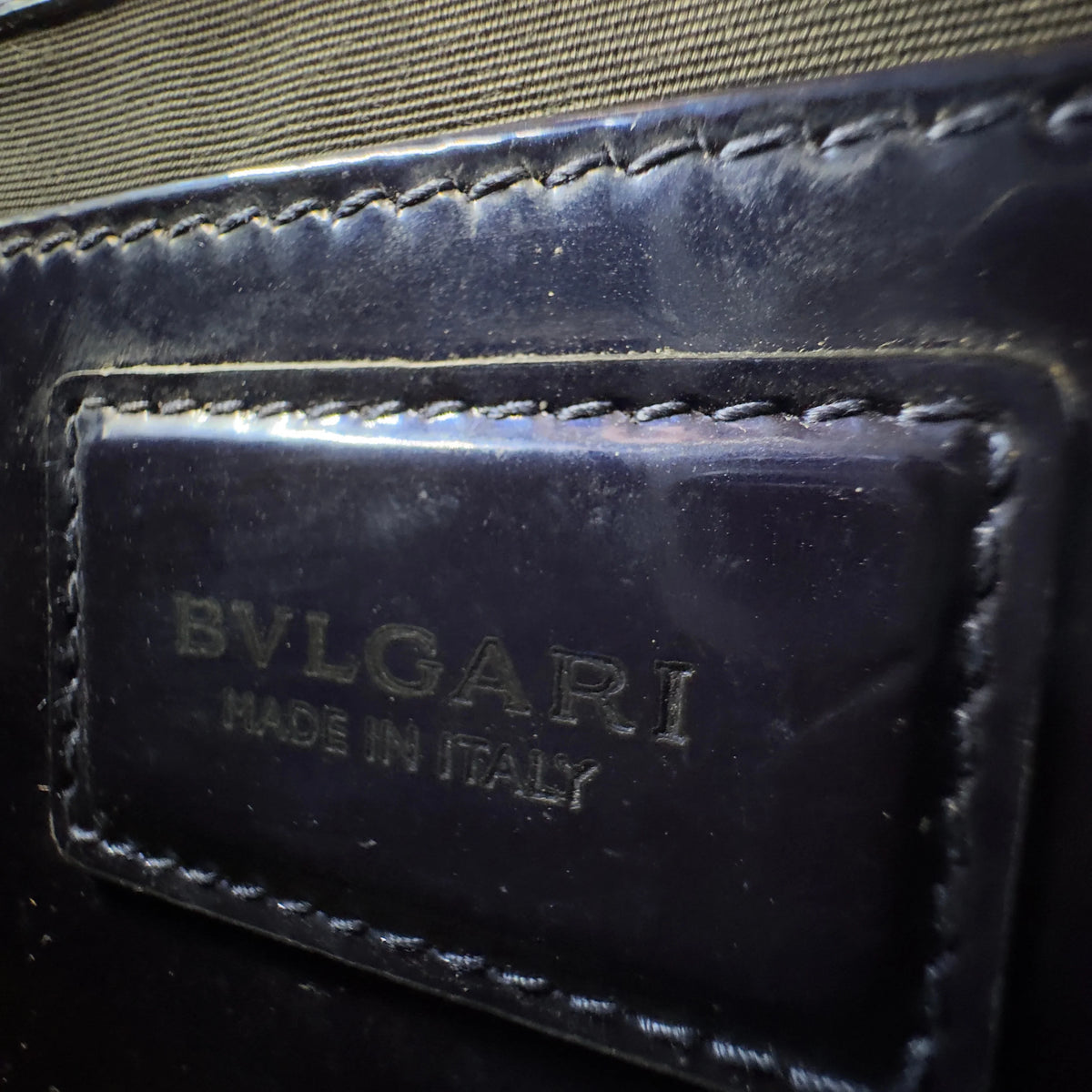 Bvlgari Serpenti Forever Chain Crossbody Bag Navy Blue - Lost Designer