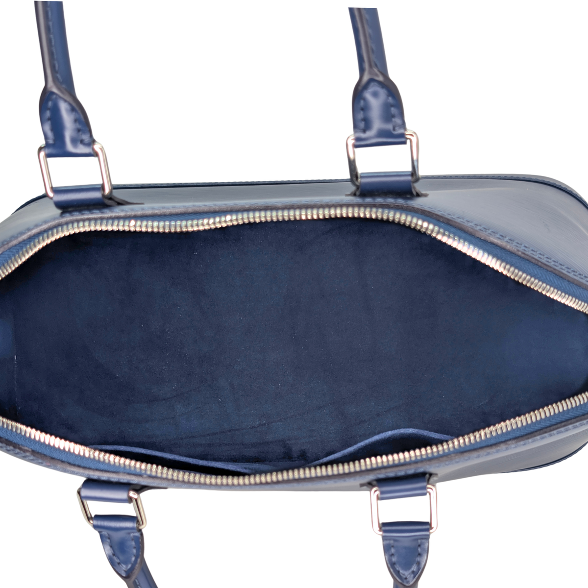 Louis Vuitton Alma GM Epi Leather Bag Navy Blue