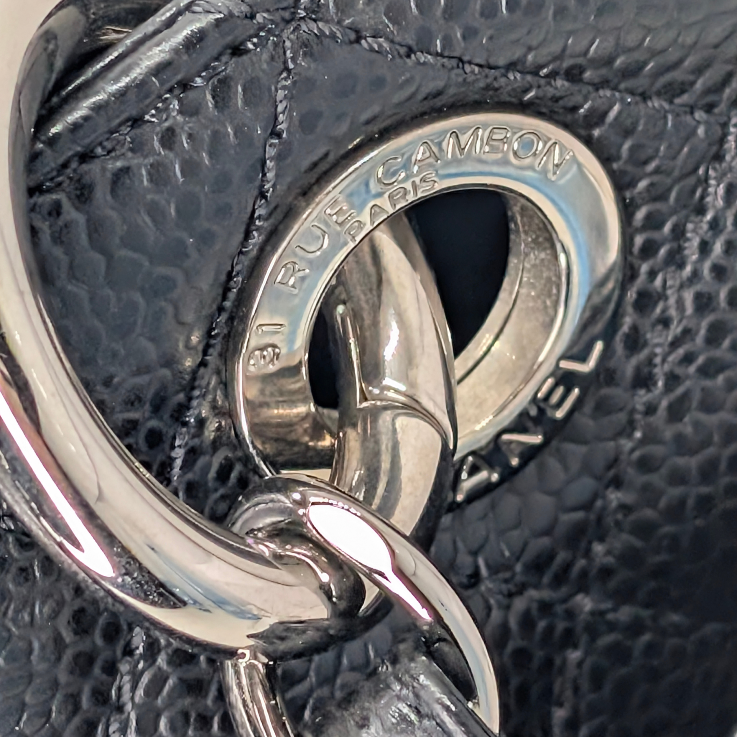 Chanel Quilted Caviar GST Grand Shopping Tote Black