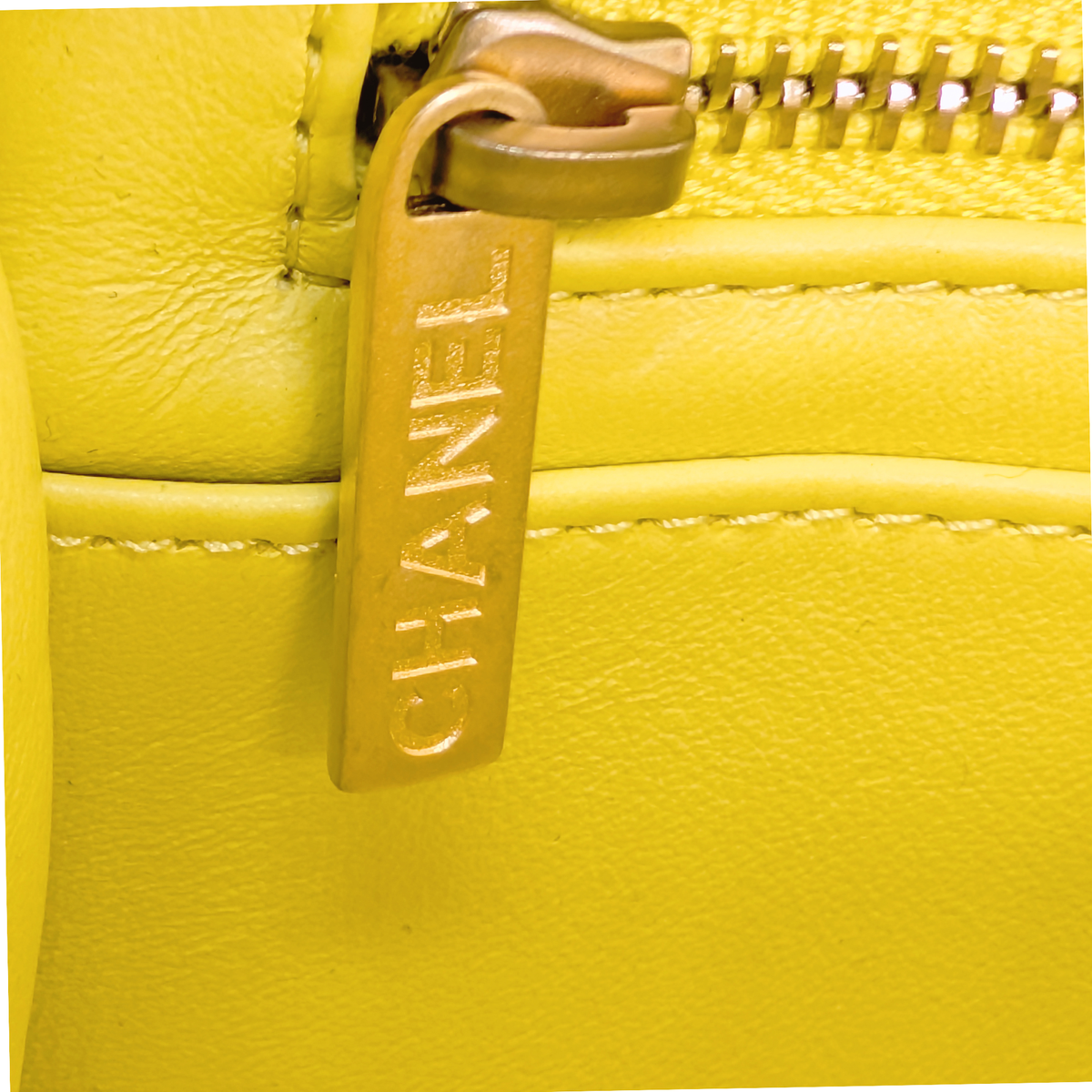 Chanel Pearl Crush Mini Flap Bag Yellow