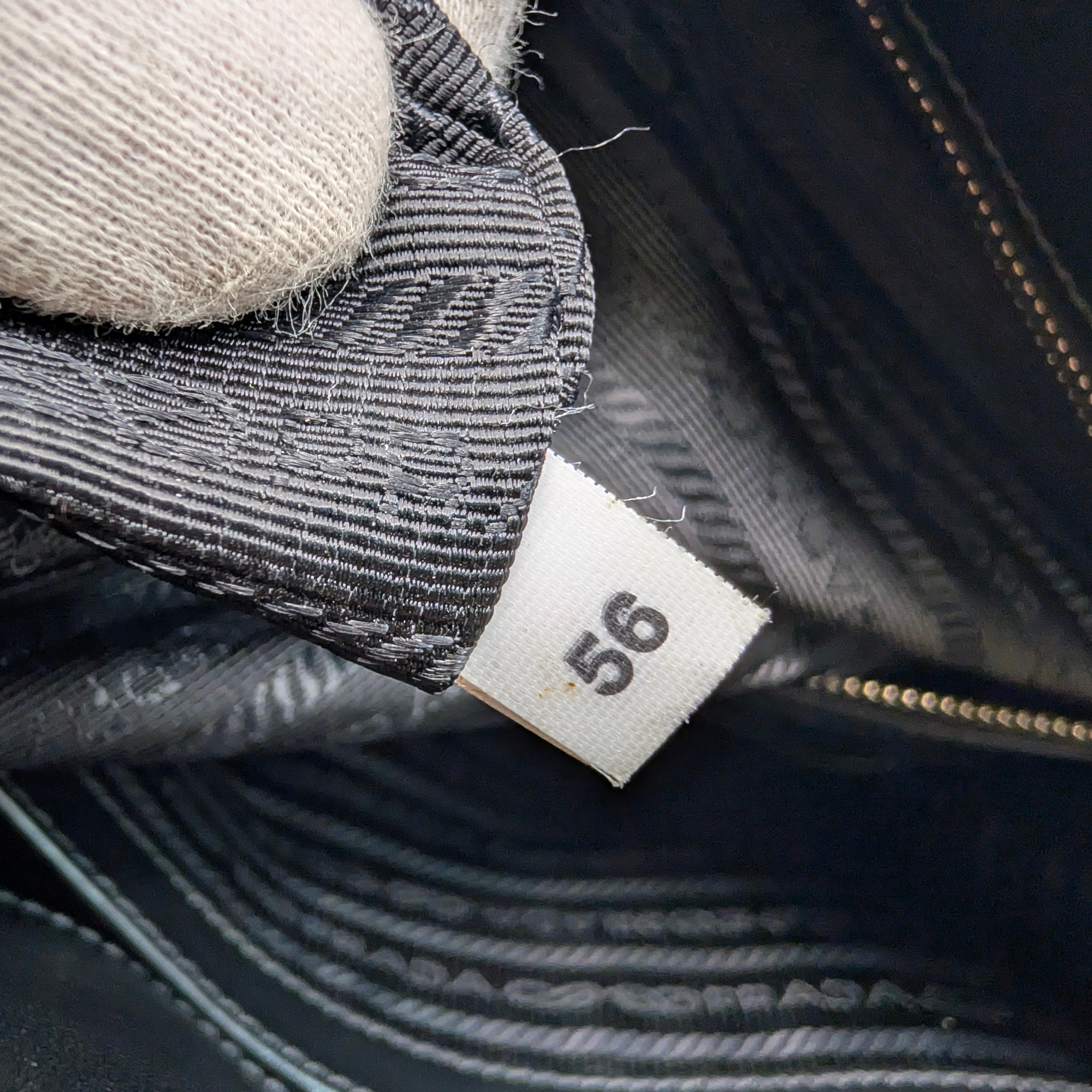Prada Saffiano leather Briefcase Bag Black
