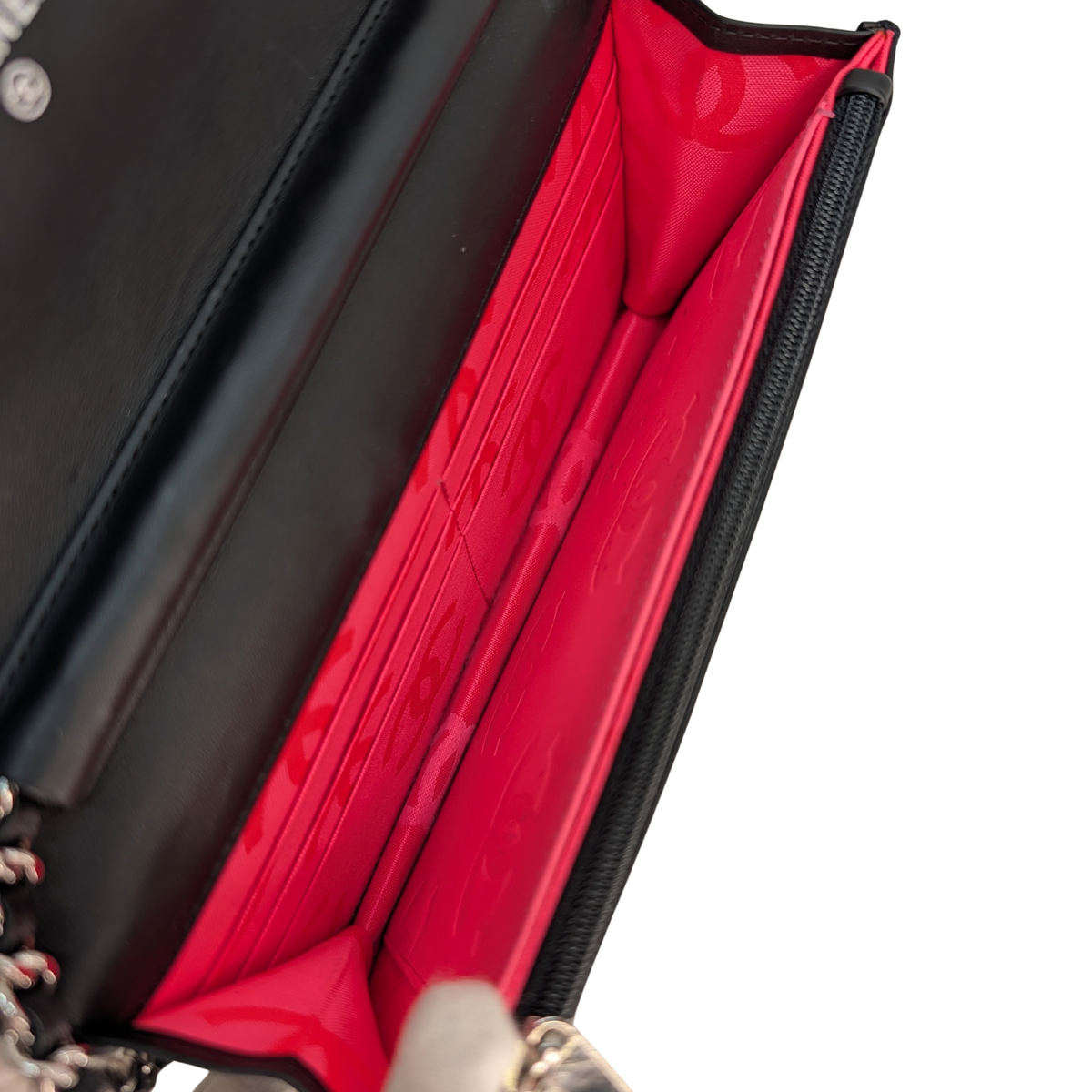 Chanel Cambon Wallet On Chain Black