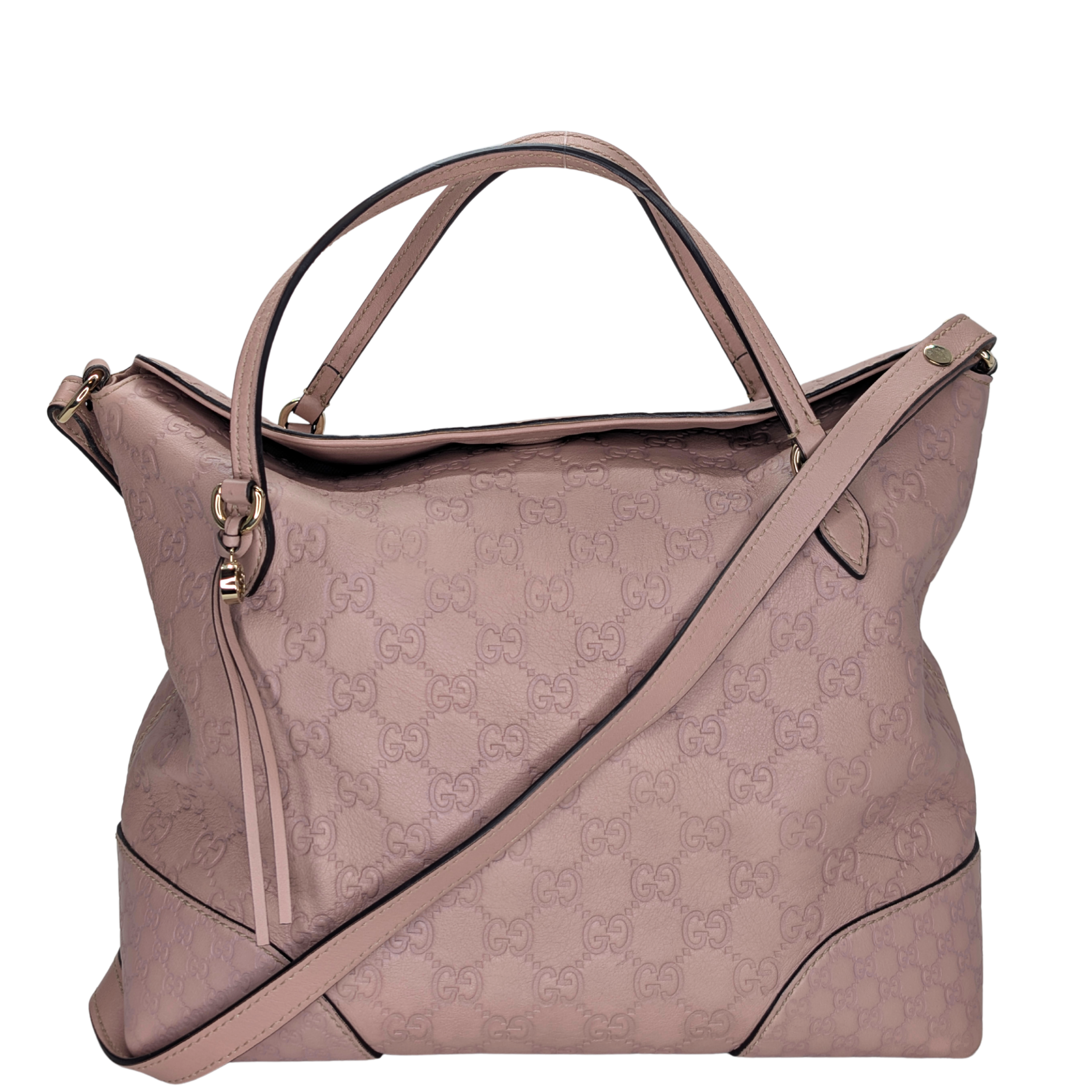 Gucci Bree convertible top handle باللون الوردي