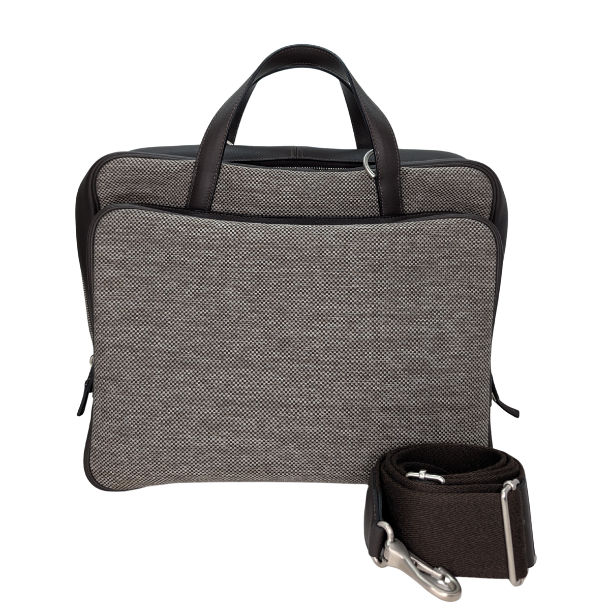 Hermes Caleche-Express Top Handle Bag Grey