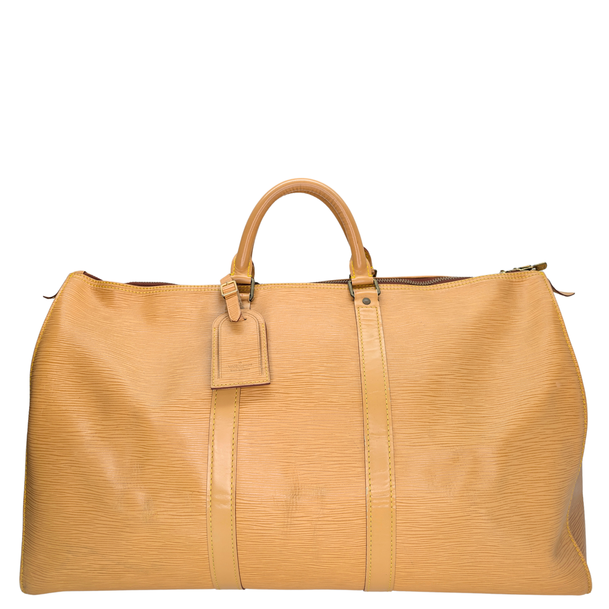 Louis Vuitton Keepall 50 Epi Bag Yellow