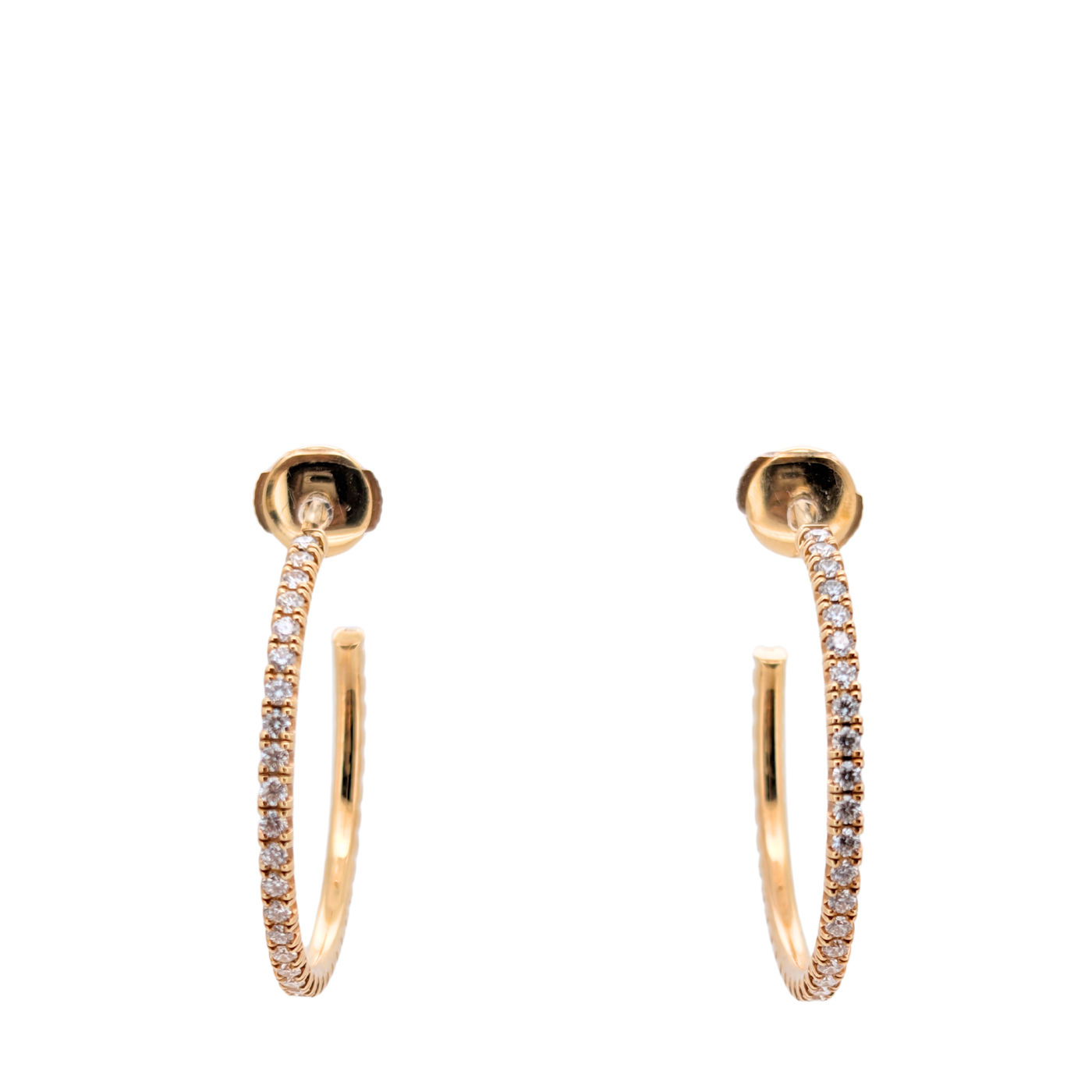 Cartier Étincelle de Cartier Medium Diamond Hoop Earrings in 18ct Yellow Gold