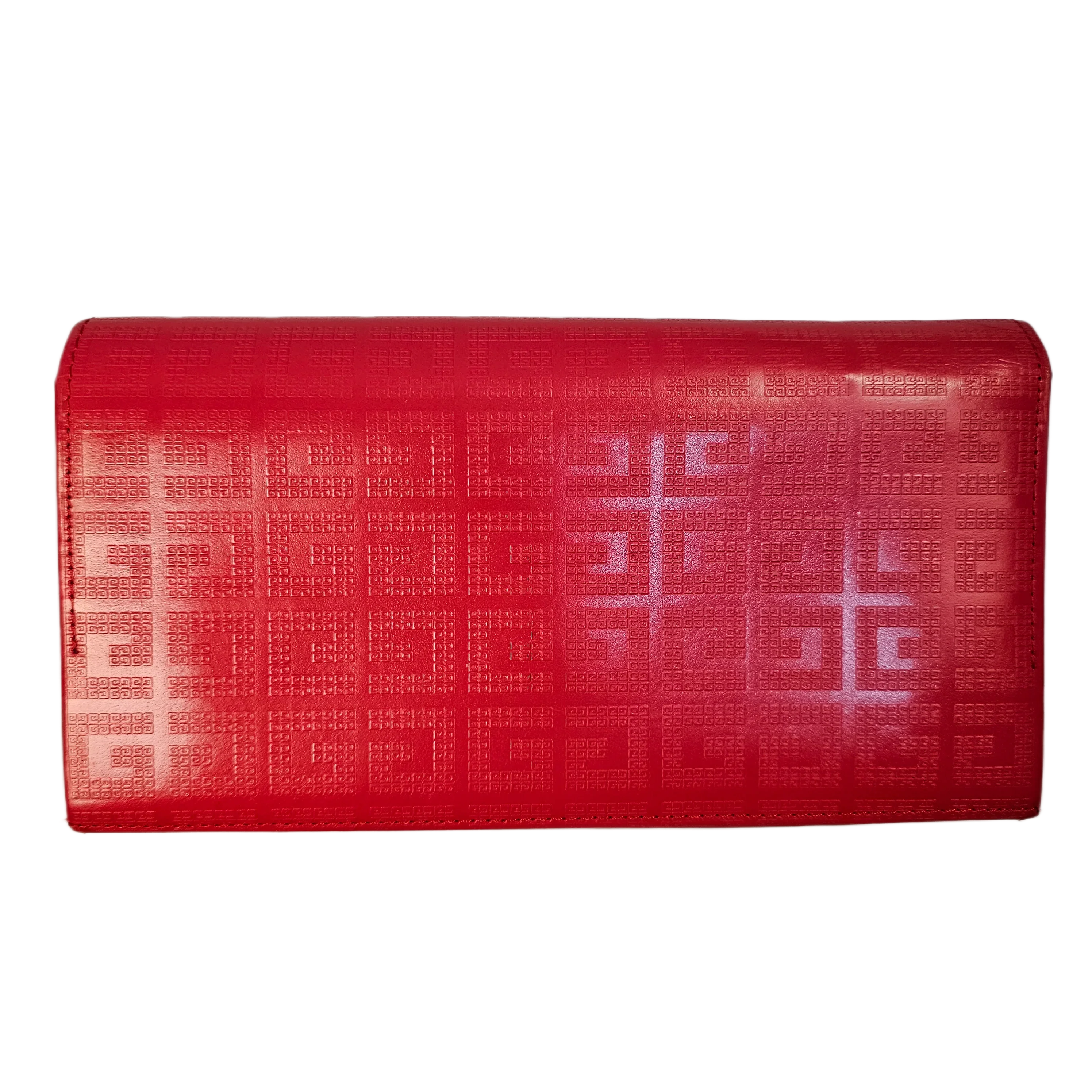 Givenchy Red Leather Long Wallet - Lost Designer