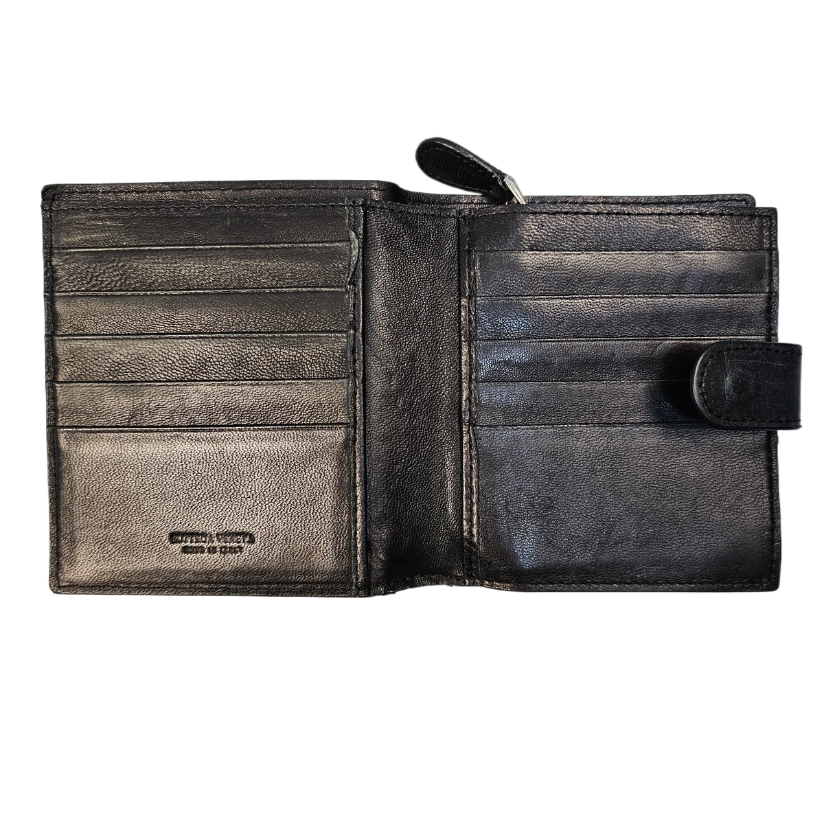 Bottega Veneta Intrecciato Black Leather Wallet - Lost Designer