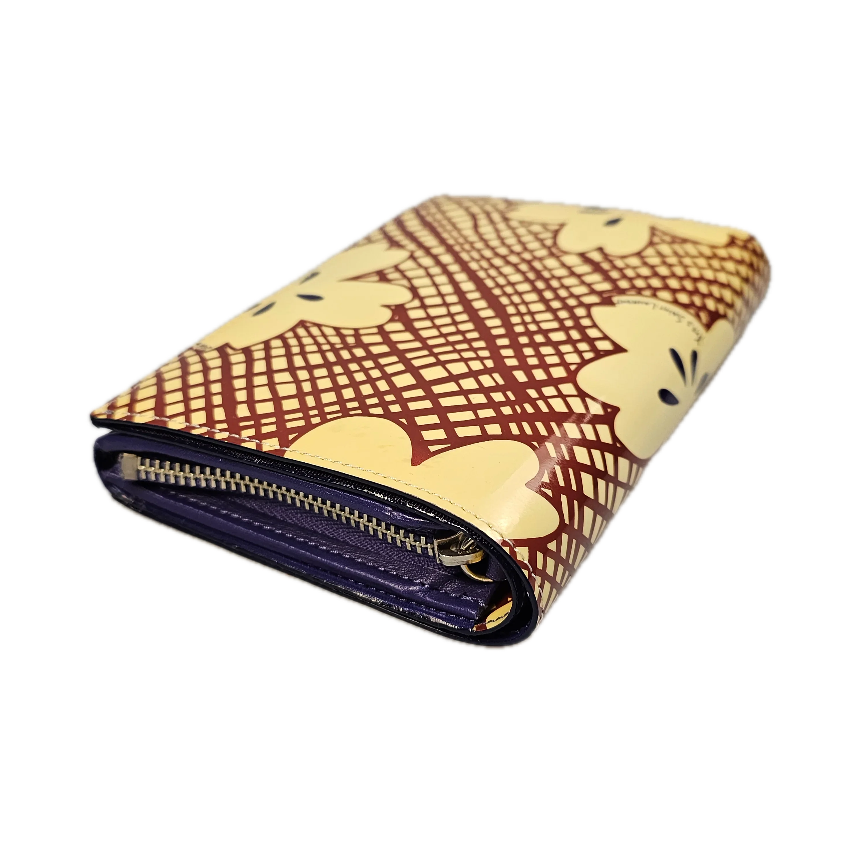 Saint Laurent Abstract Canvas Wallet - Lost Designer