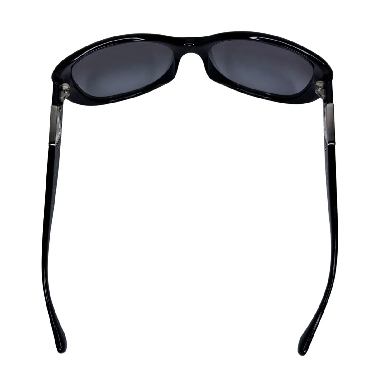Prada SPR 150 Black Acetate Oversized Round Sunglasses - Lost Designer