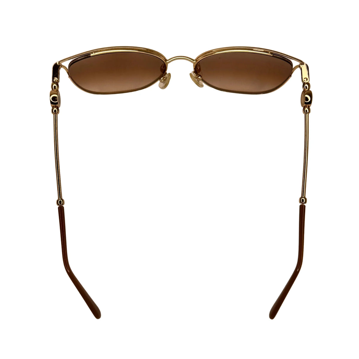 Bvlgari BV6114 Gold Metal Gradient Round Sunglasses – 2036/13 - Lost Designer