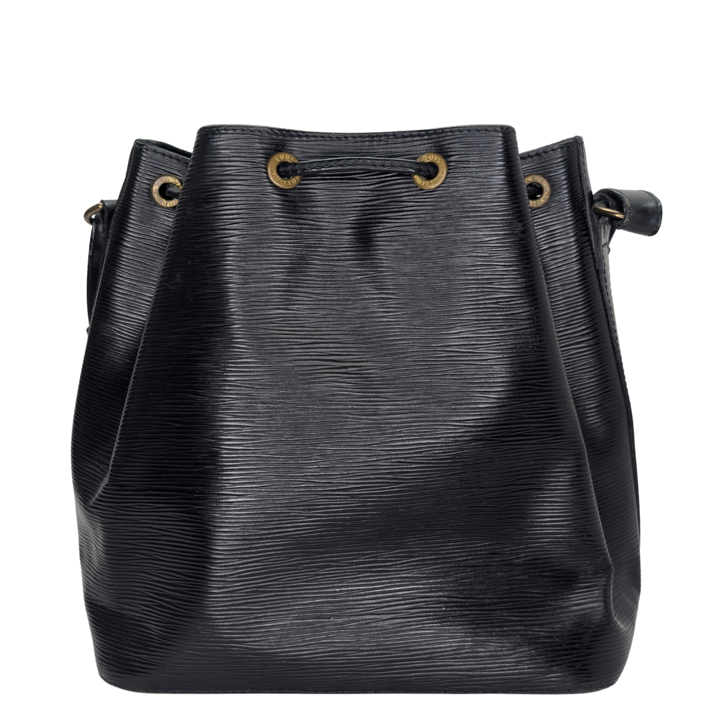 Louis Vuitton Epi Noé Shoulder Bag Black