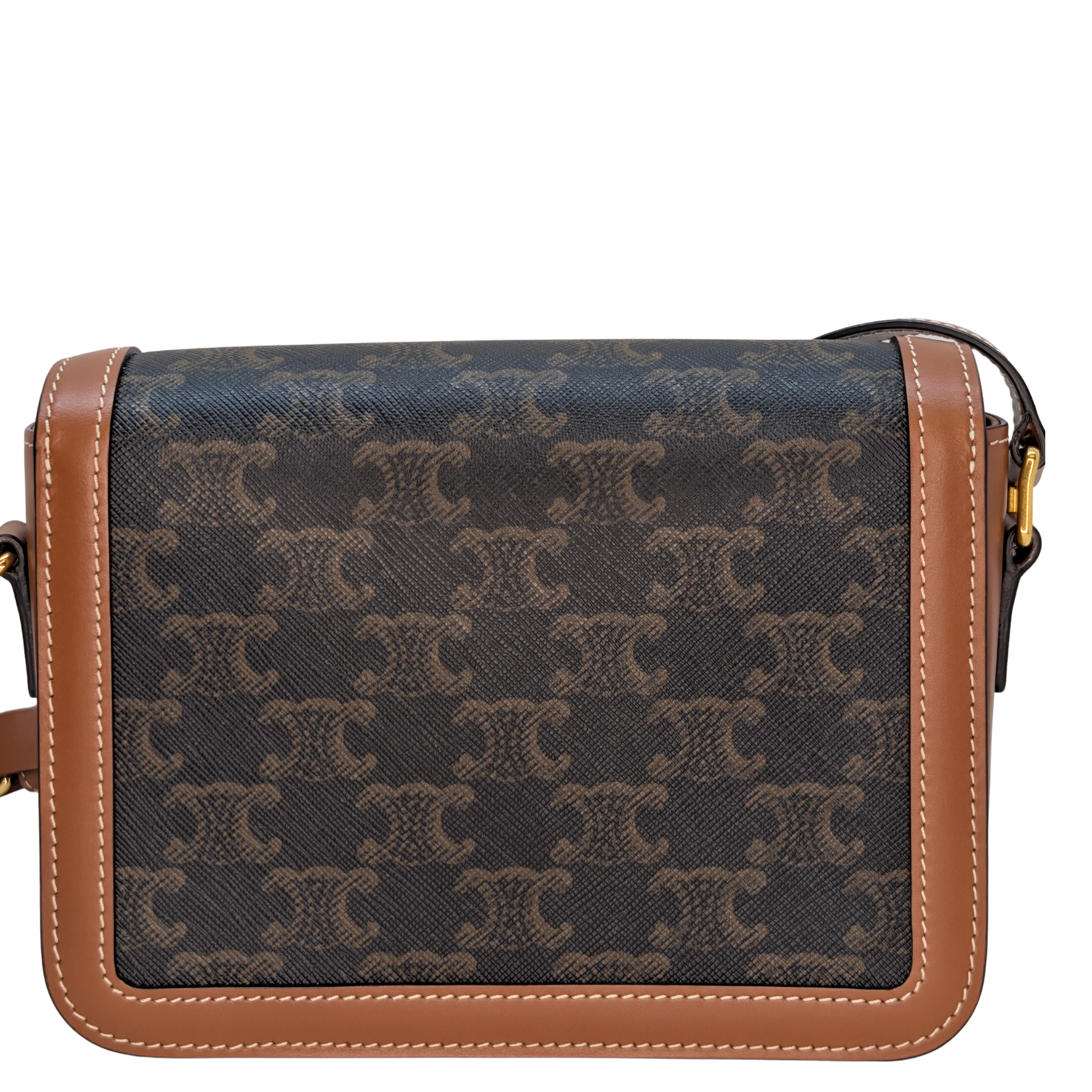 Celine Teen Triomphe Crossbody Bag Triomphe Canvas