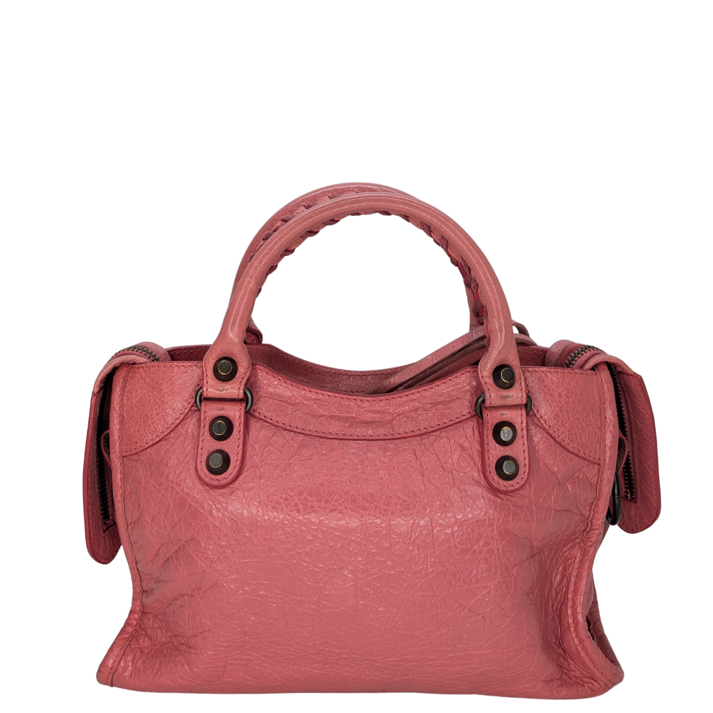 Balenciaga The City 2Way Mini Handbag Pink