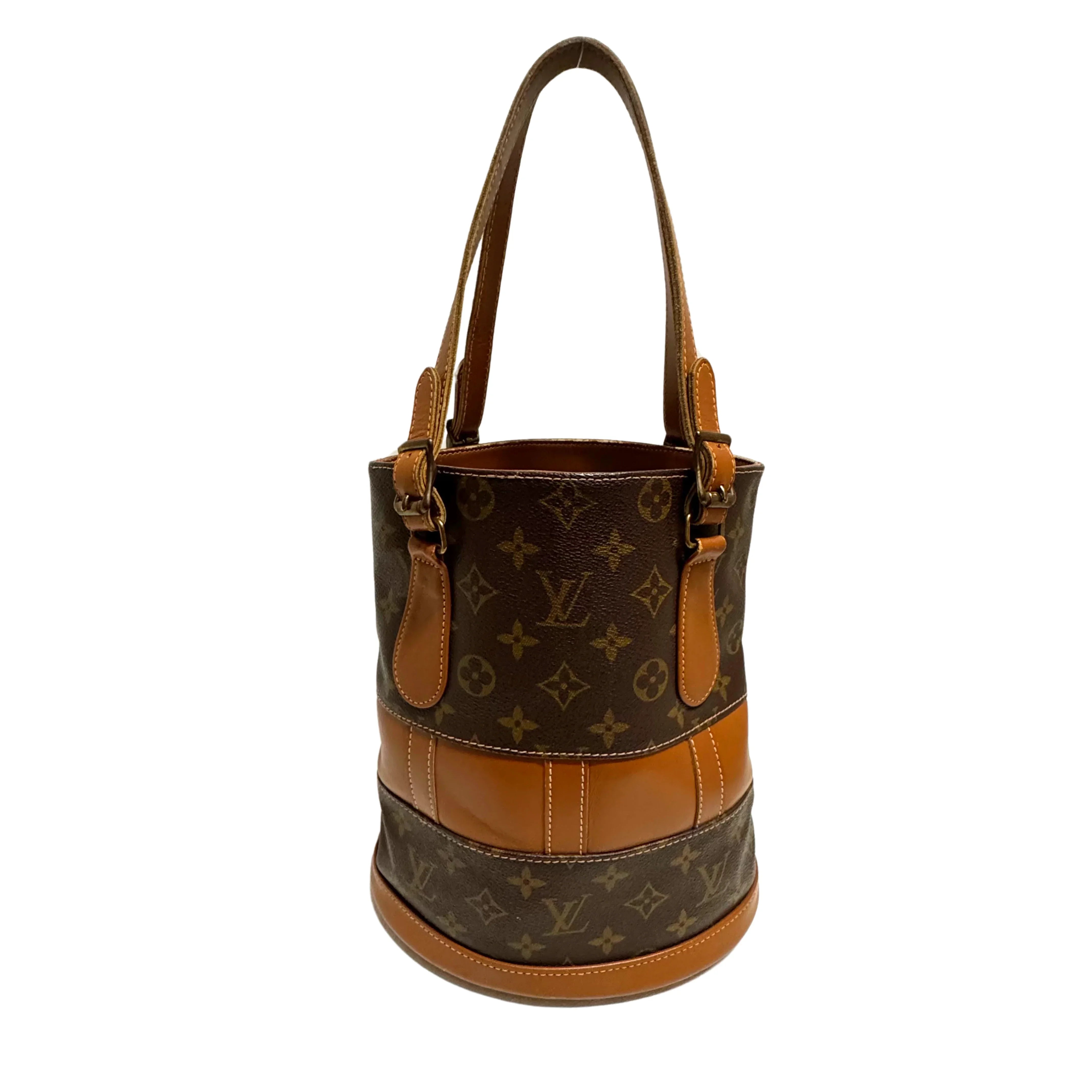 Louis Vuitton French Monogram Company Petit Marais Bucket Bag - Lost Designer