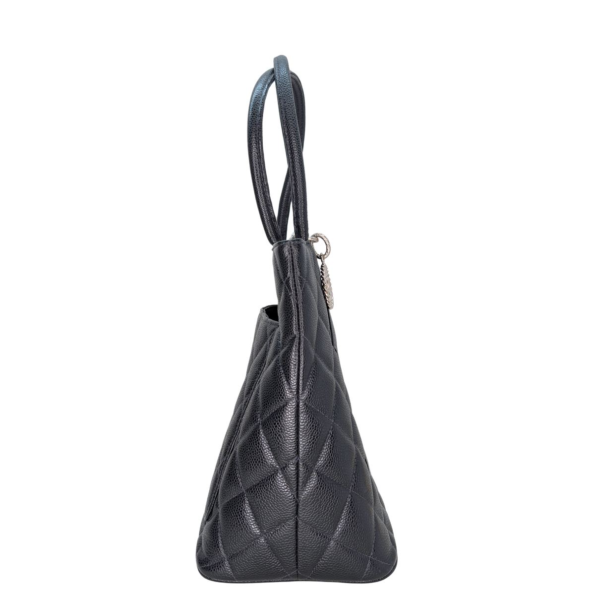 Chanel Medallion Tote Bag Caviar Black