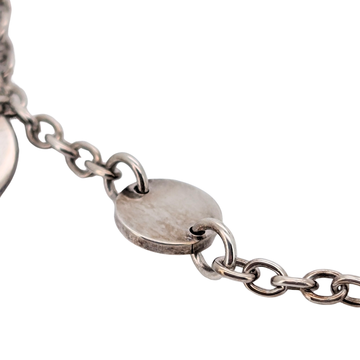 Hermes Confettis Ex-libris 18k Rose Gold & Silver Bracelet