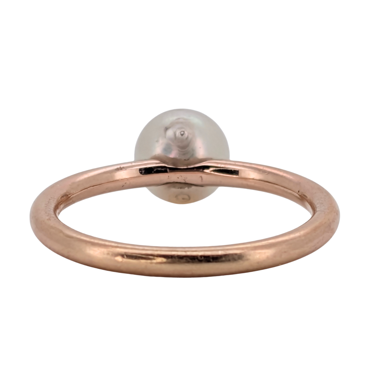 18K Rose Gold South Sea Pearl Diamond Ring
