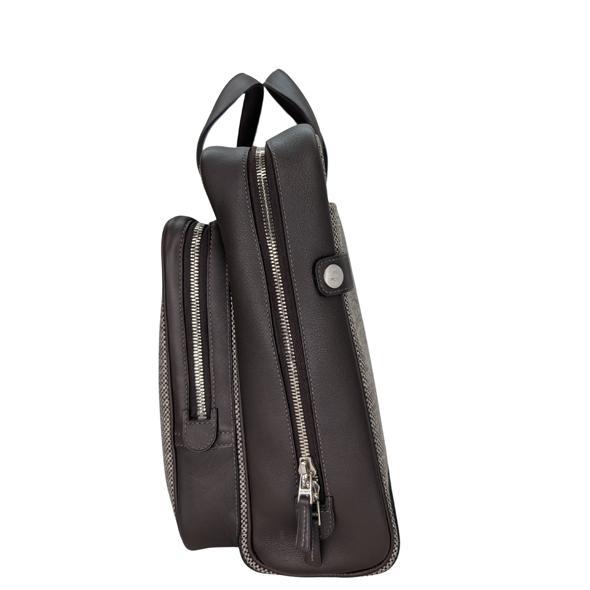 Hermes Caleche-Express Top Handle Bag Grey