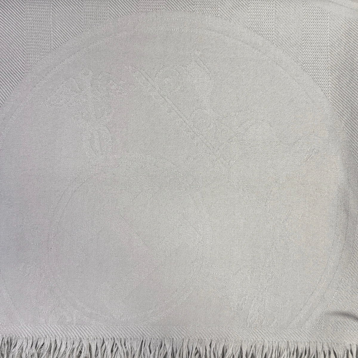 Hermès Silk Cashmere Scarf Grey - Lost Designer