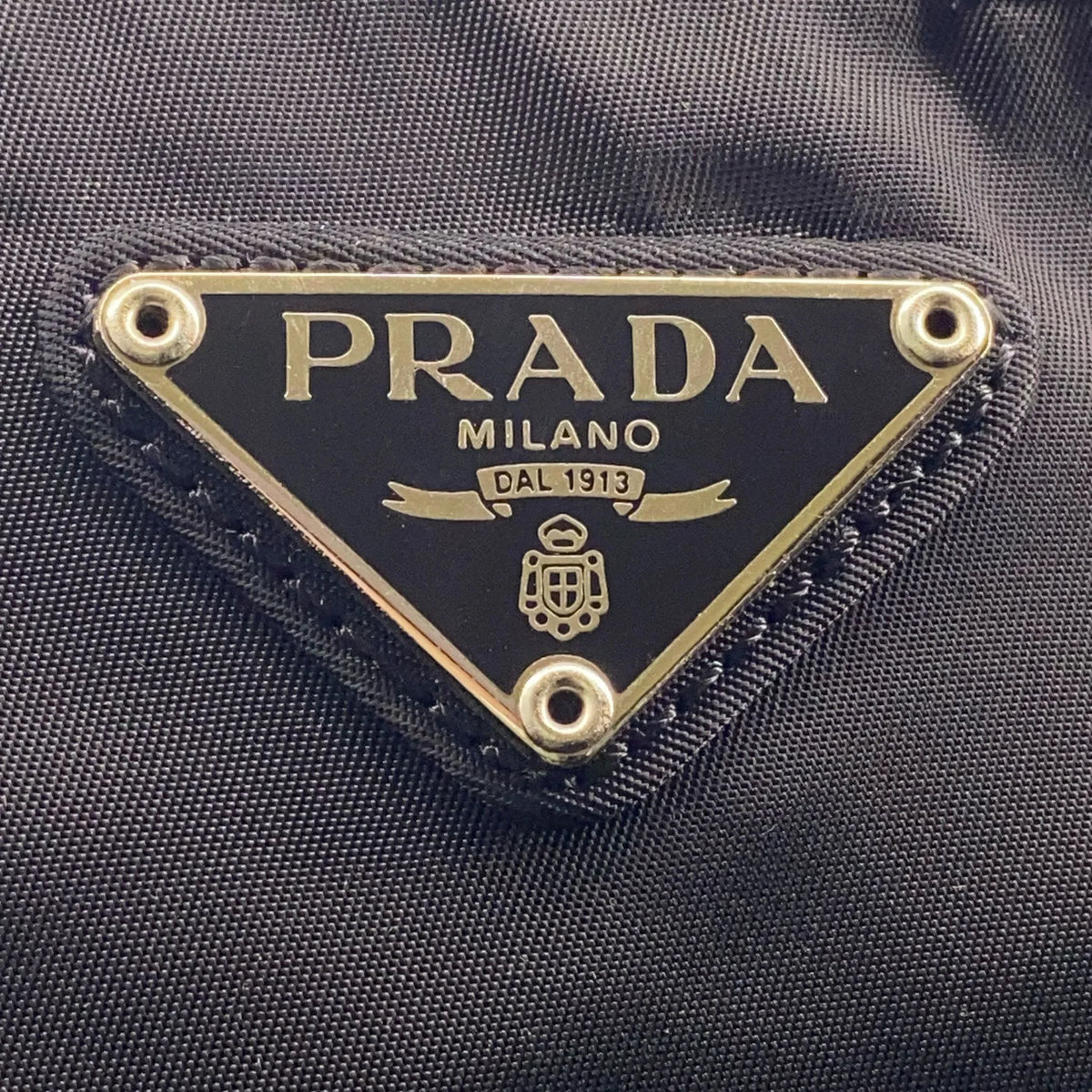 Prada Black Nylon Crossbody Messenger Black Bag - Lost Designer