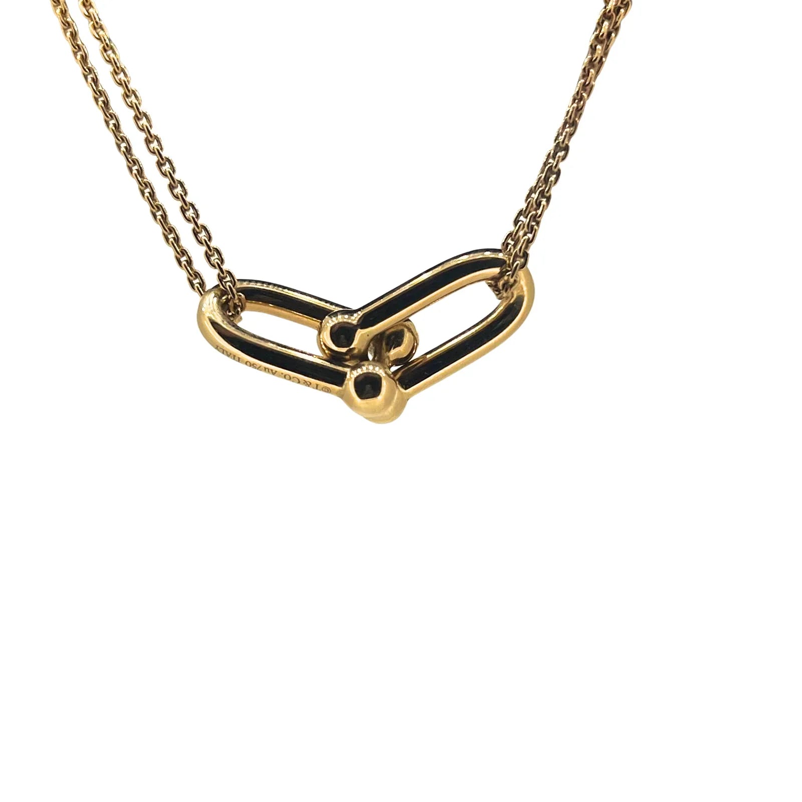 Tiffany & Co. HardWear Large Double Link Necklace – 18k Yellow Gold - Lost Designer