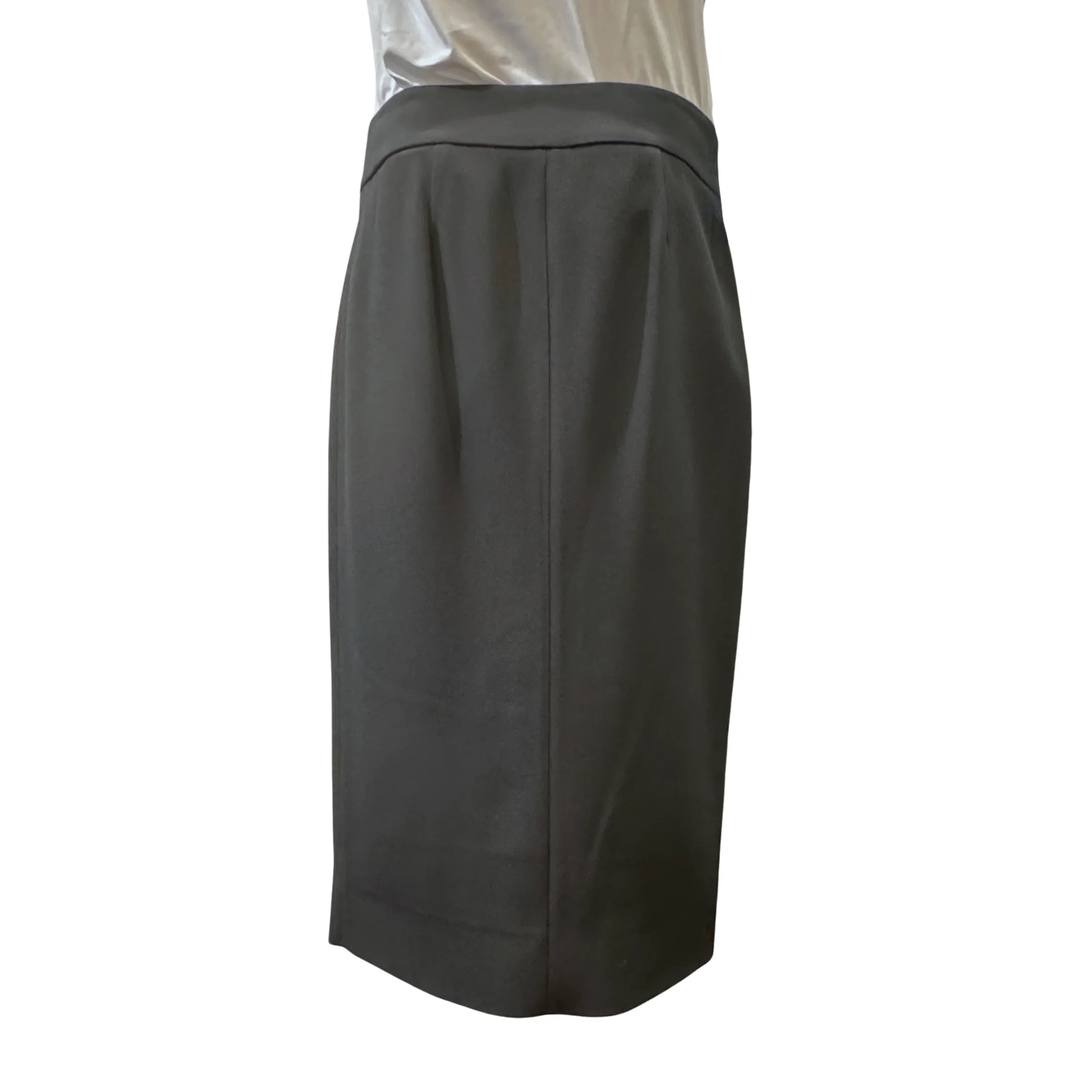 Tom Ford Zip-Detail Pencil Midi Skirt Black, 38 - Lost Designer