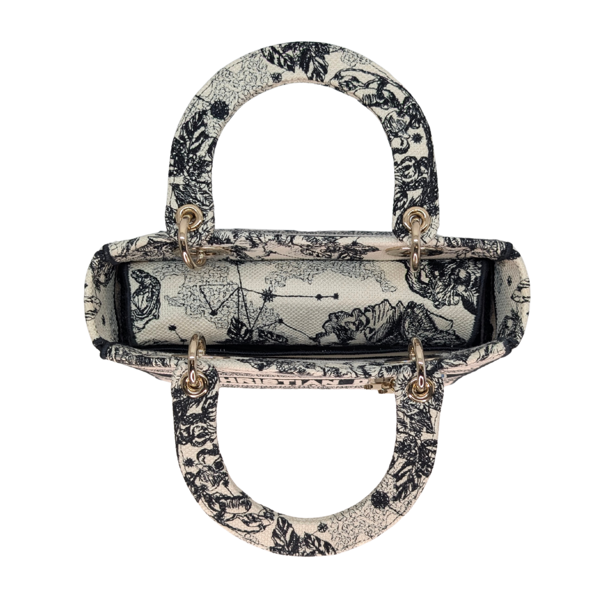 Dior Lady D-Lite Medium Toile de Jouy Zodiac Bag