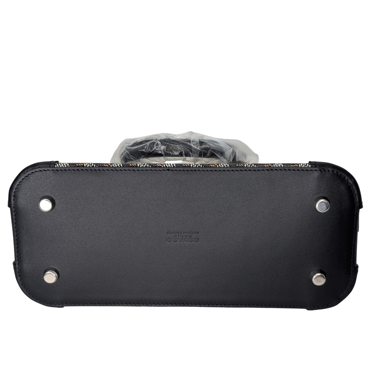 Goyard Mini Vendome Top Handle Bag Black