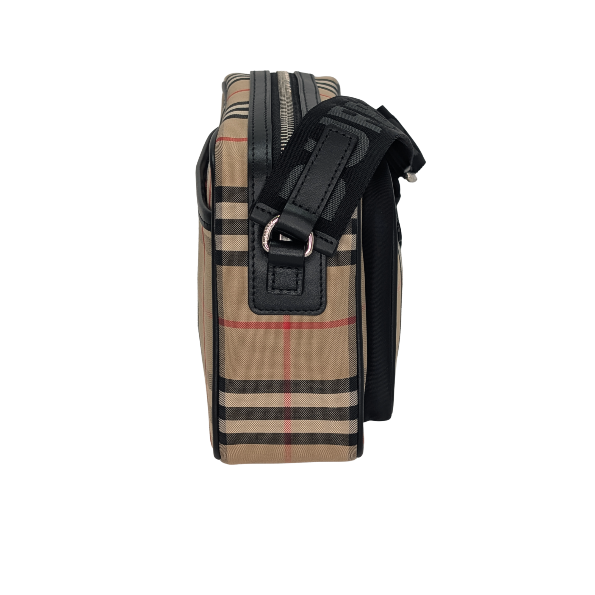 Burberry Vintage Check Crossbody Bag Beige