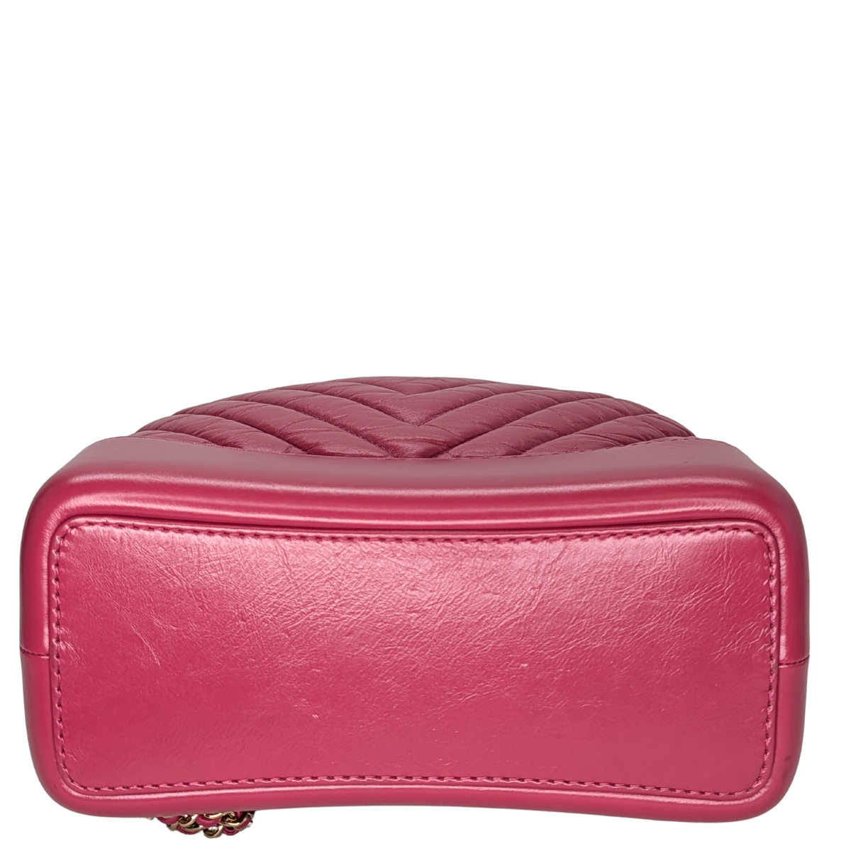 Chanel Gabrielle Small Chevron Backpack Pink
