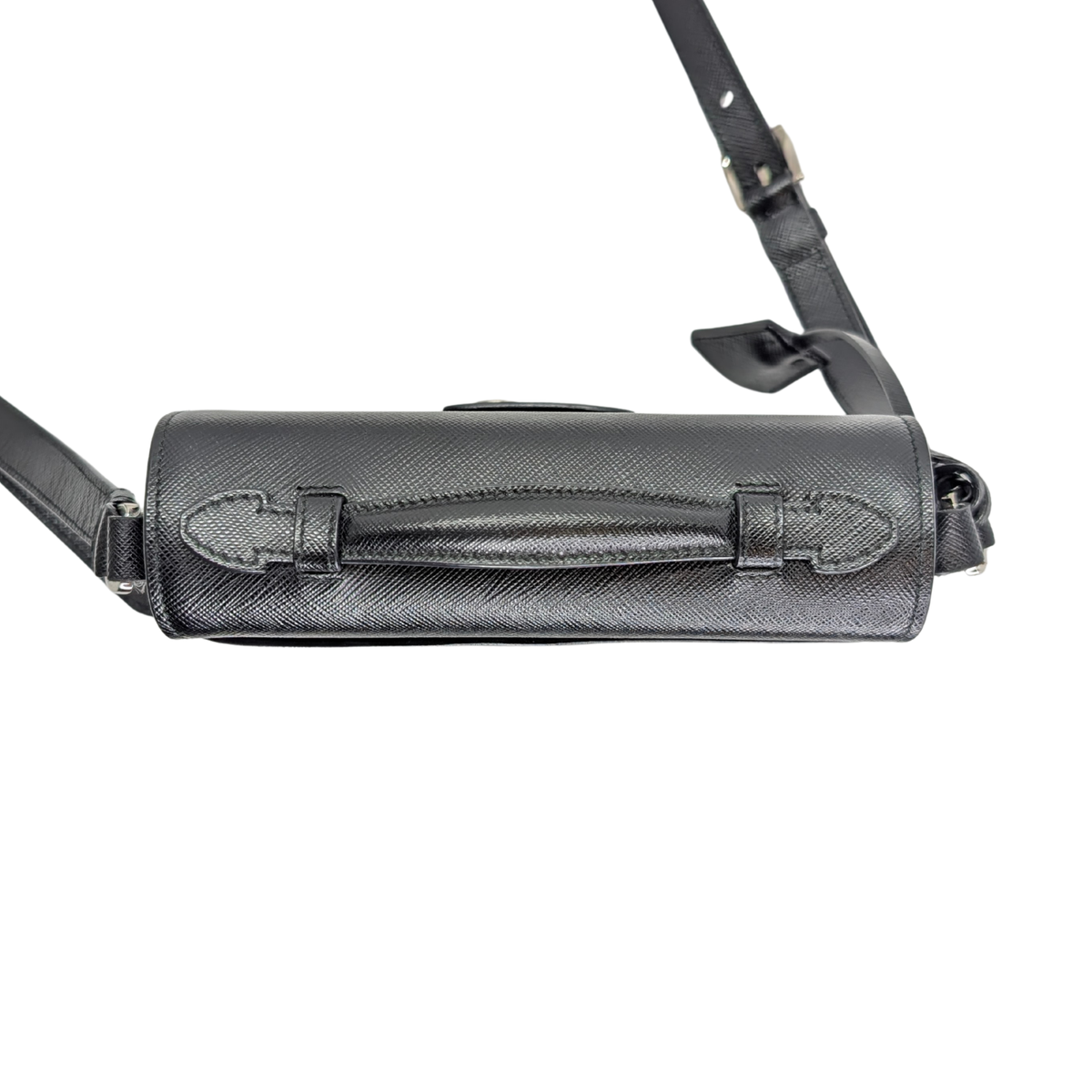 Prada Saffiano Lux Crossbody Bag Black