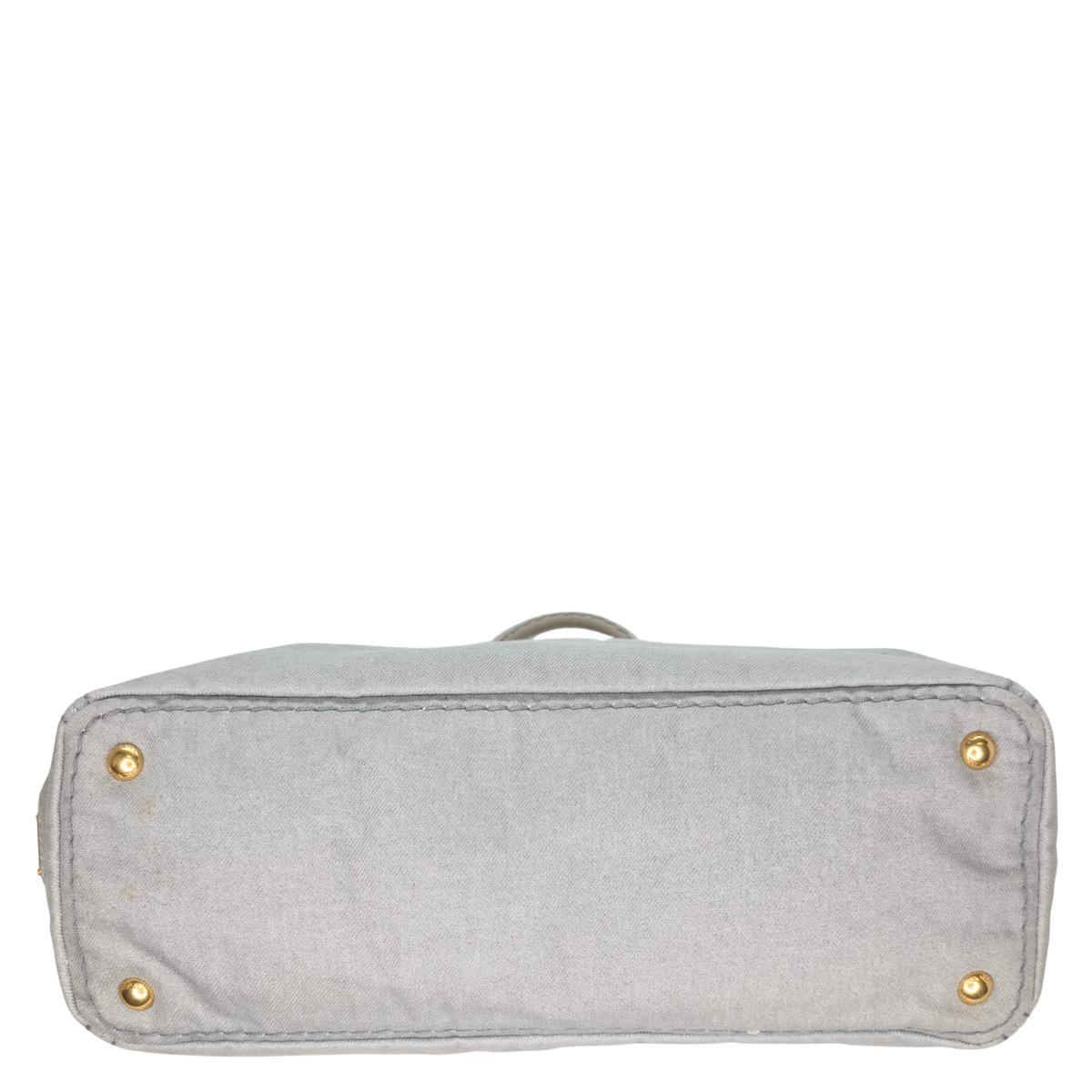 Prada Canvas Canapa Logo Tote Grey