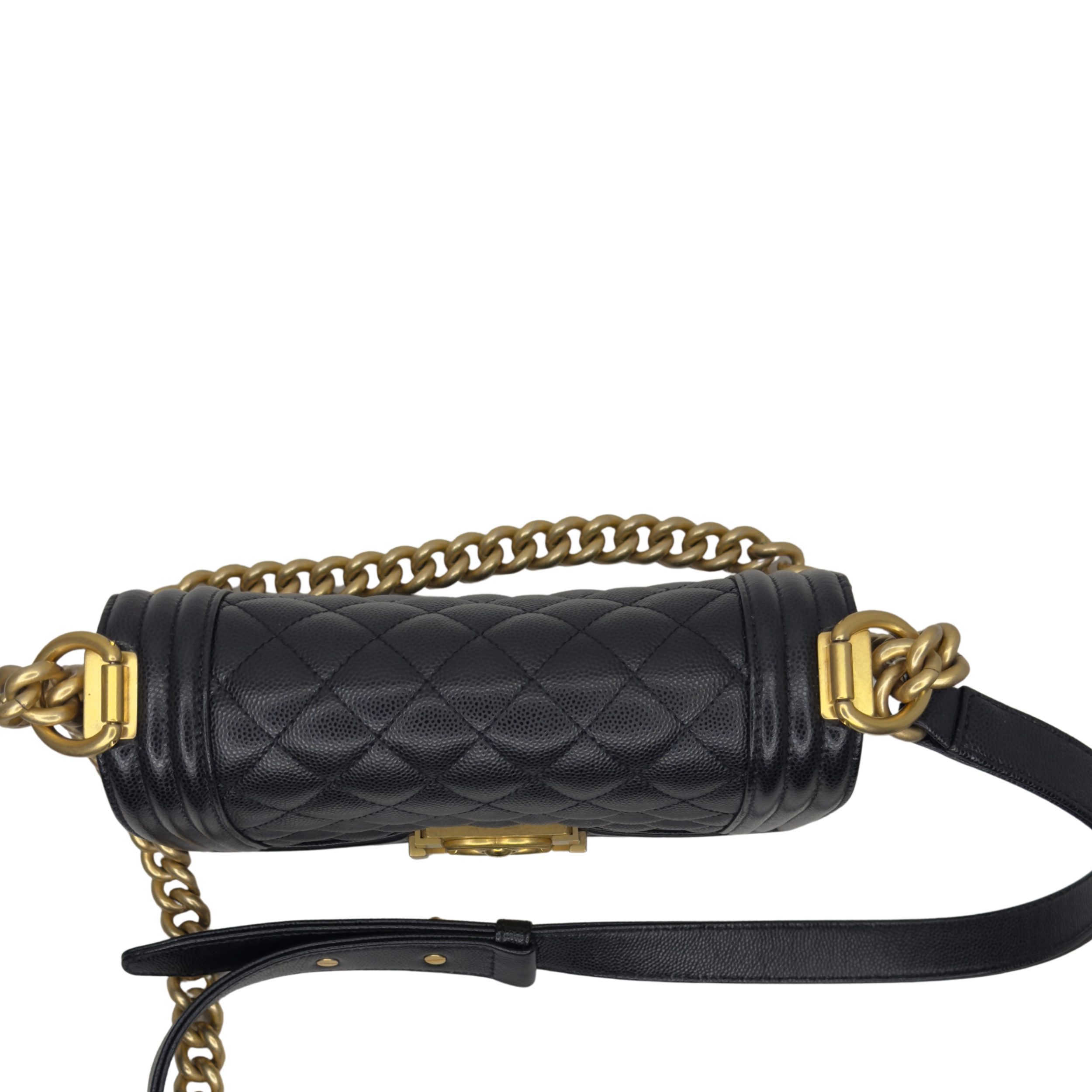 Chanel Smal Boy Bag Caviar Black GHW