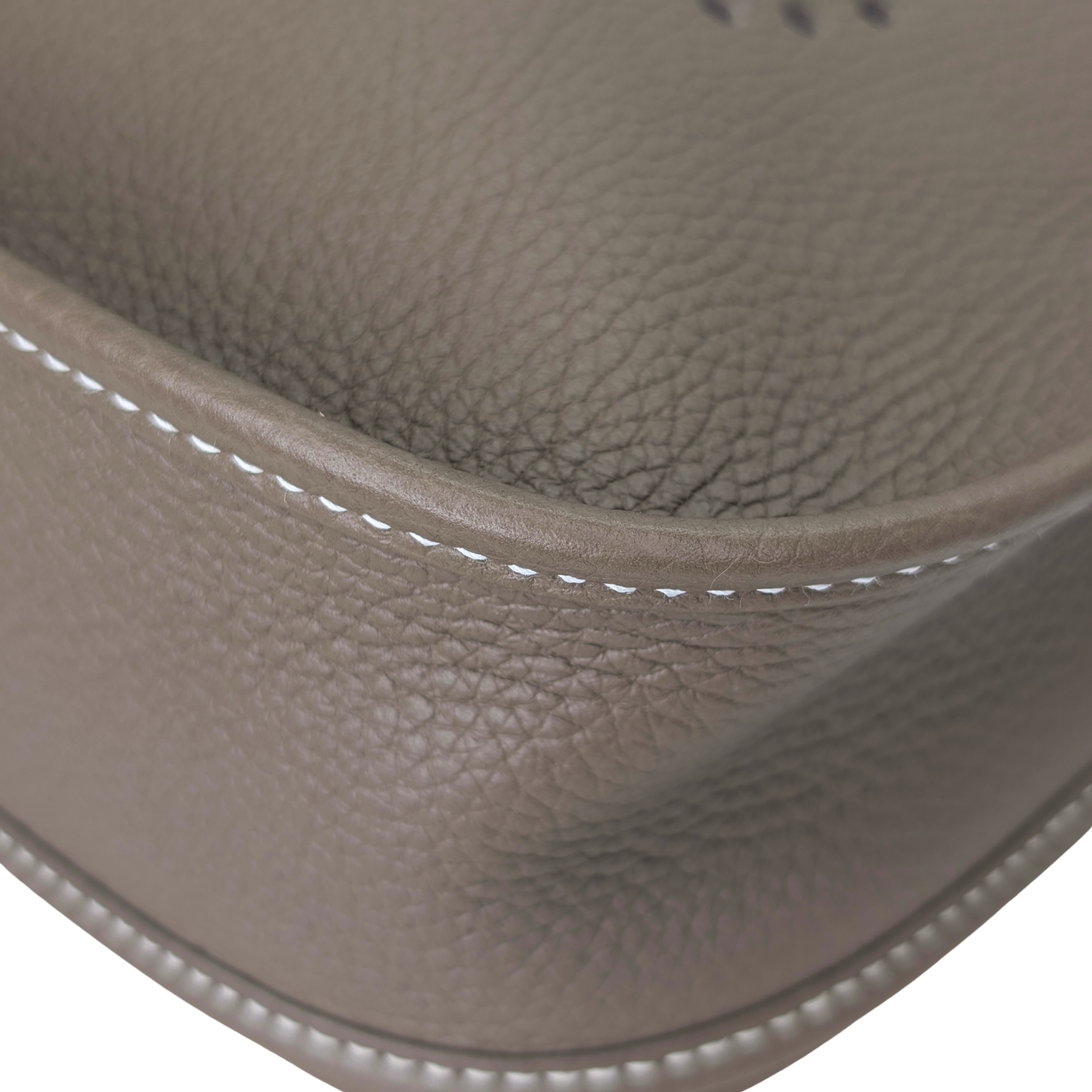 Hermes Evelyne III 29 Taurillon Clemence Etoupe ختم U