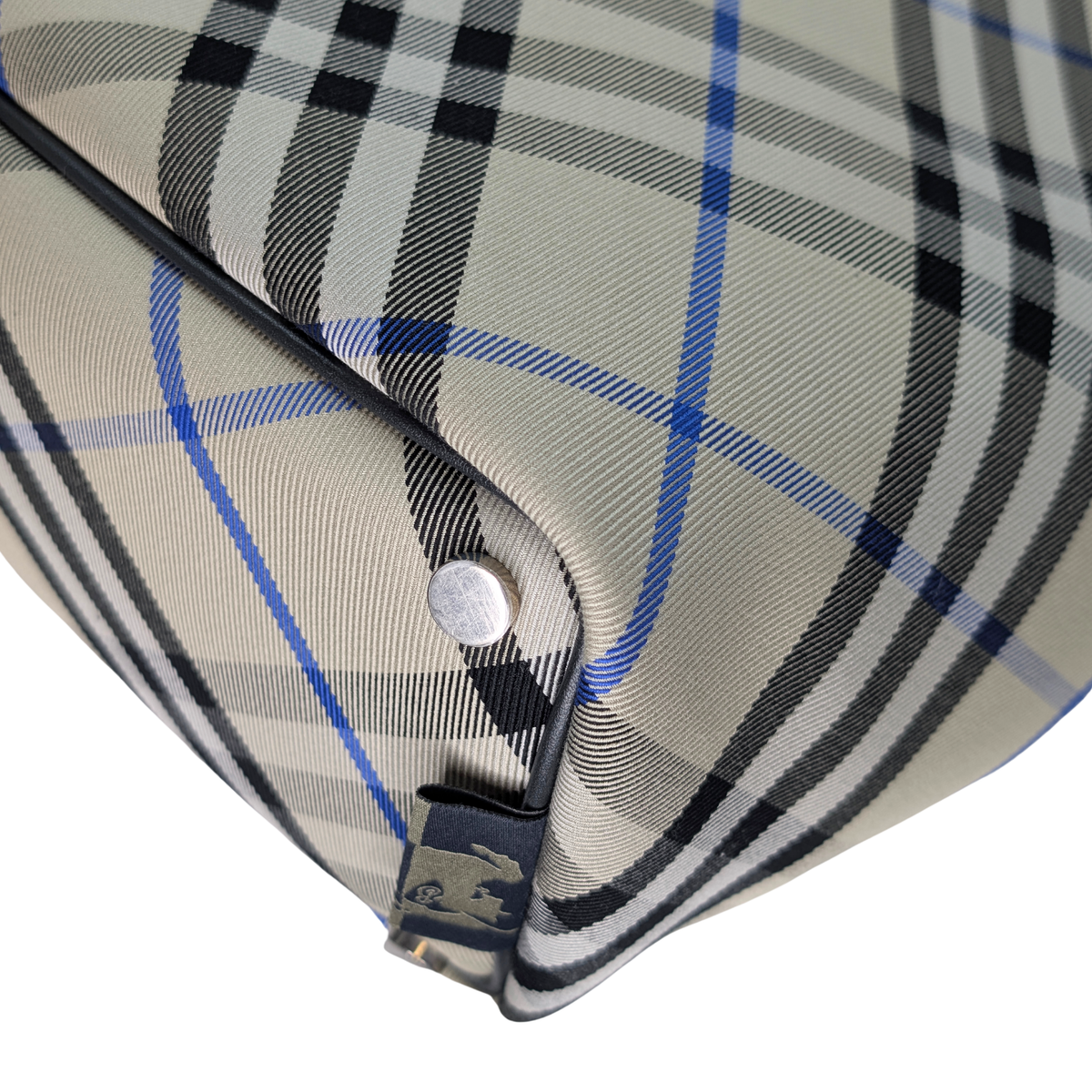 Burberry Check Medium Canvas Tote Bag