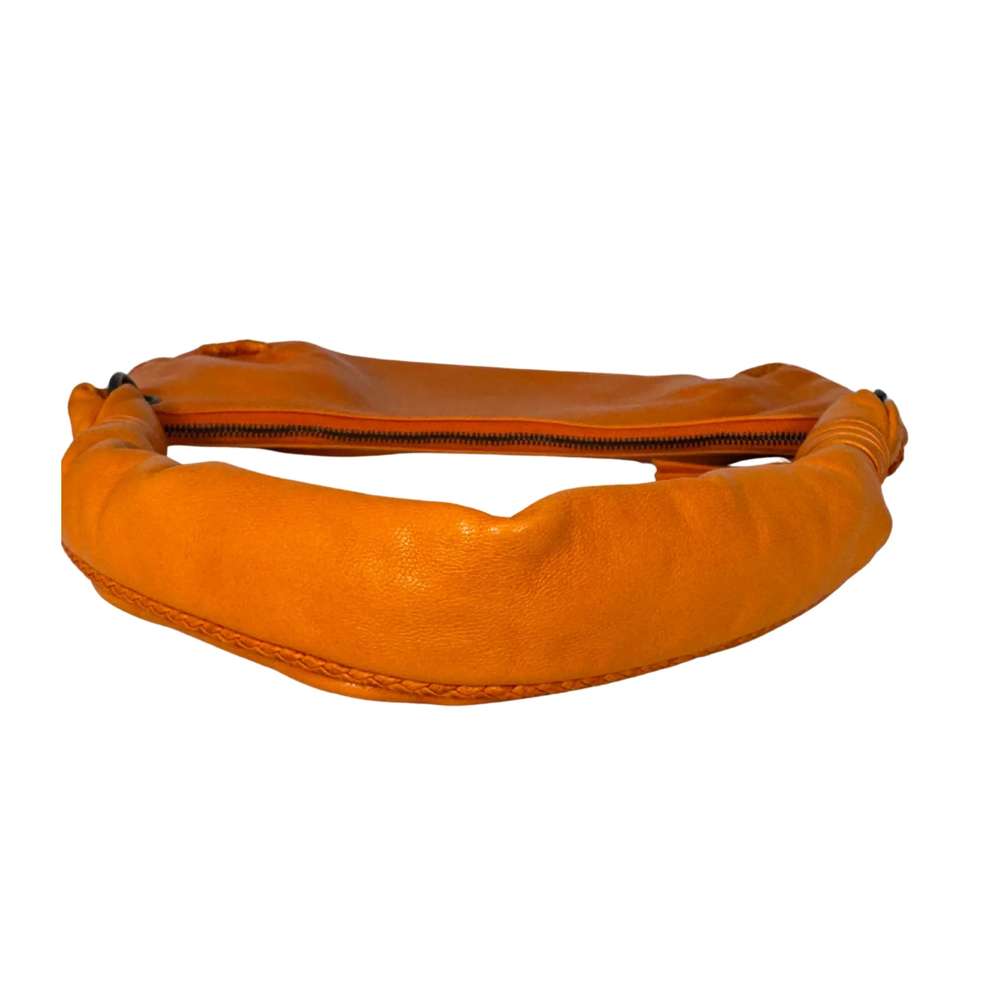Bottega Veneta Orange Leather Mini Handbag - Lost Designer