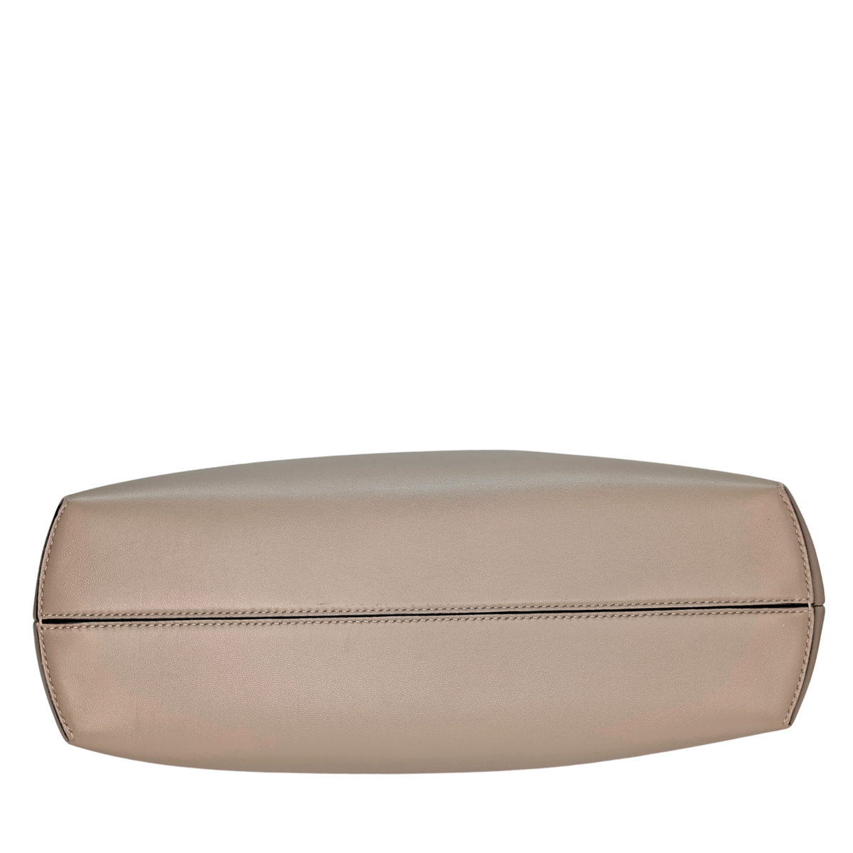Fendi First Bag Clutch Medium Leather Taupe
