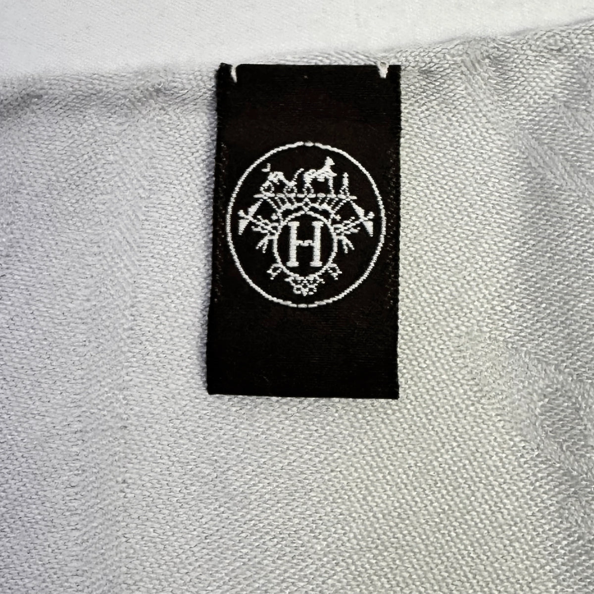 Hermès Silk Cashmere Scarf Grey - Lost Designer